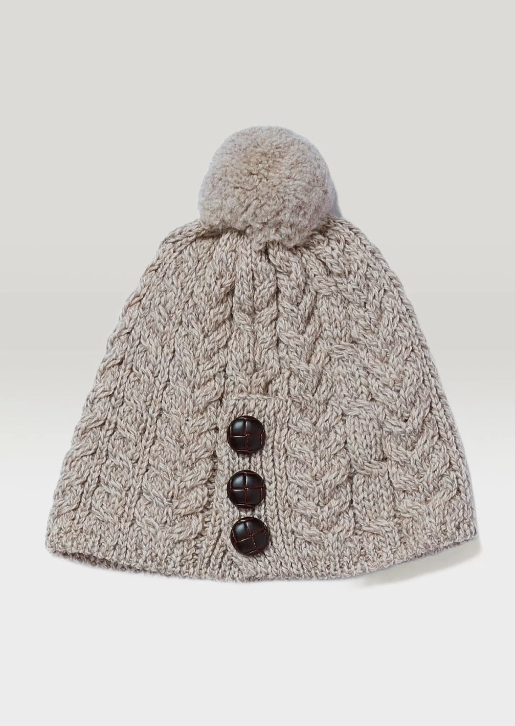 Hats & Caps^Aran Woollen Mills Aran Cong Hat | Oatmeal