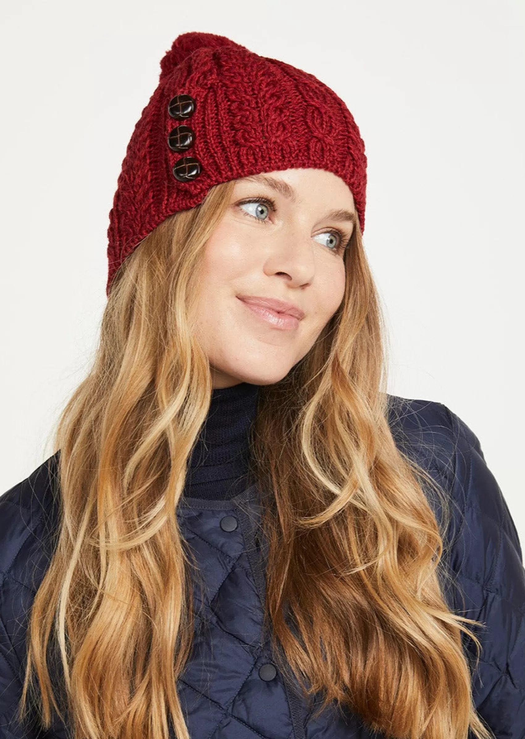 Hats & Caps^Aran Woollen Mills Aran Cong Hat | Red