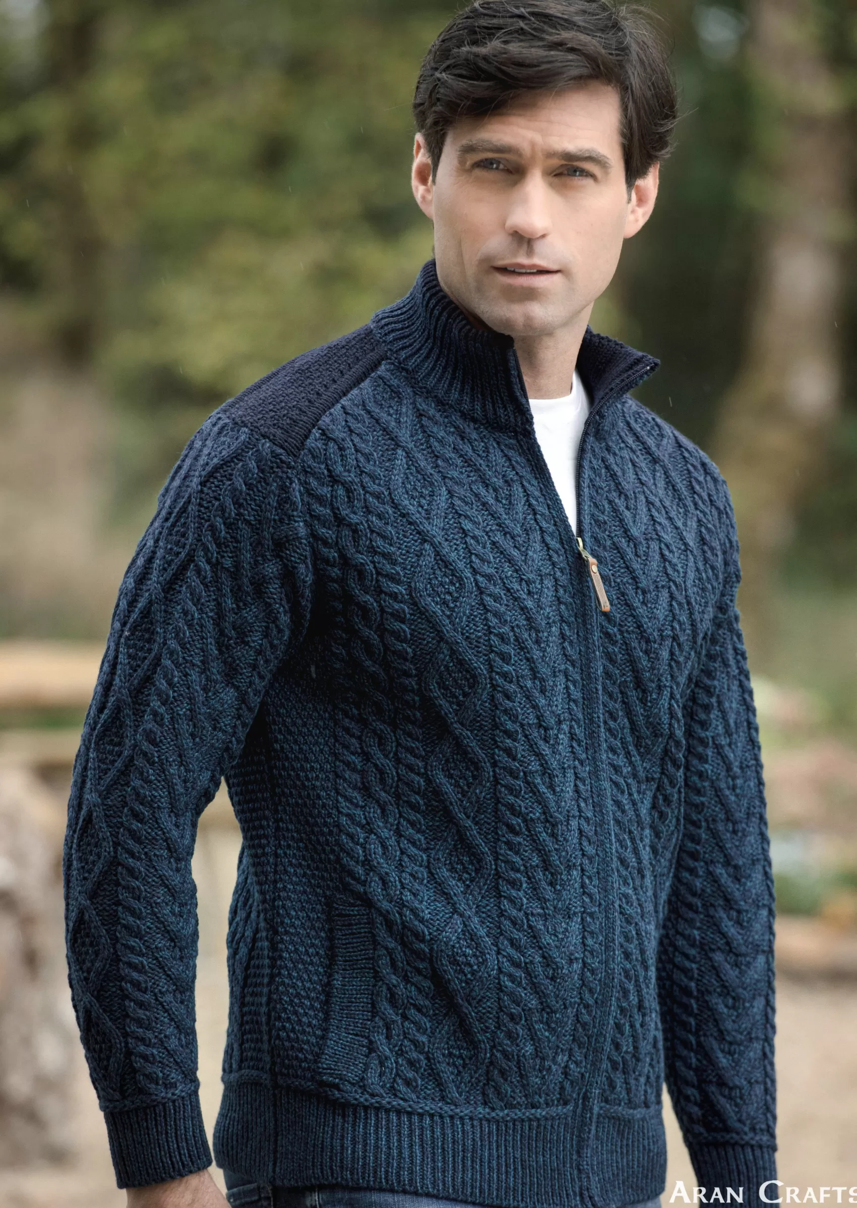 Aran Sweaters^Aran Crafts Full Zip Sweater | Sherwood