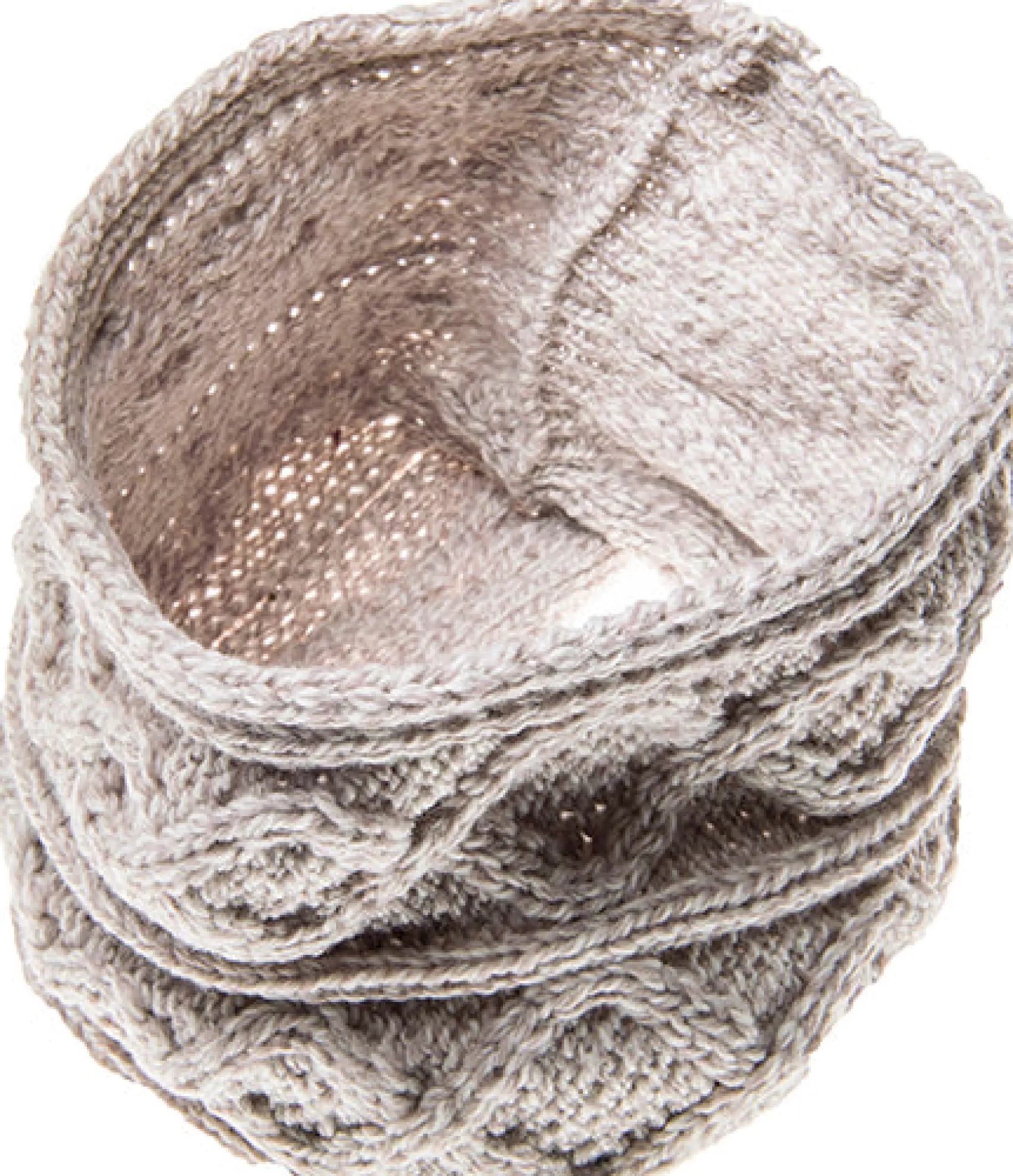 Scarves^Aran Woollen Mills Aran Diamond Snood Scarf | Oatmeal