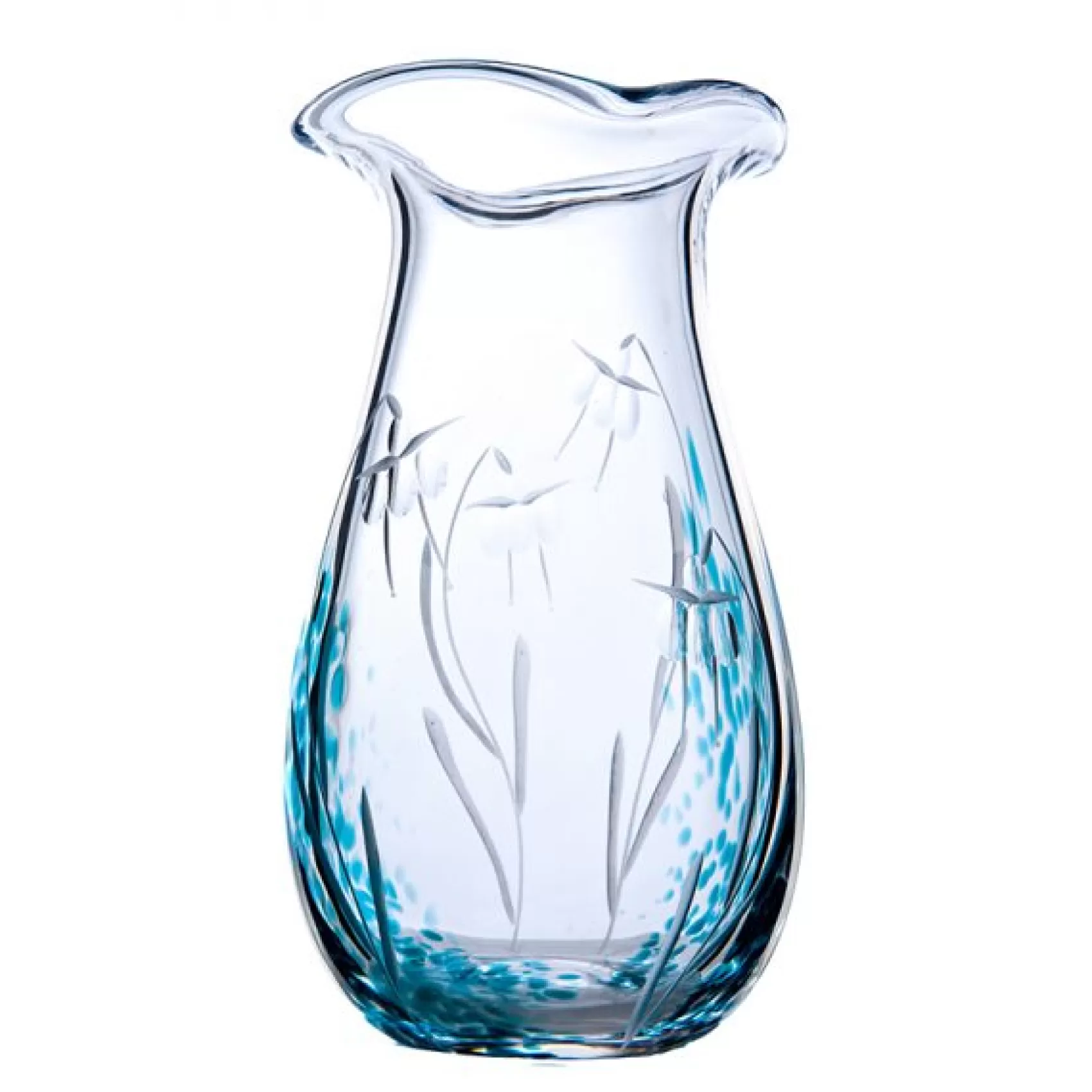 Irish Crystal | Irish Ornaments^Irish Handmade Glass Company Celtic Meadow Large Irish Glass Vase