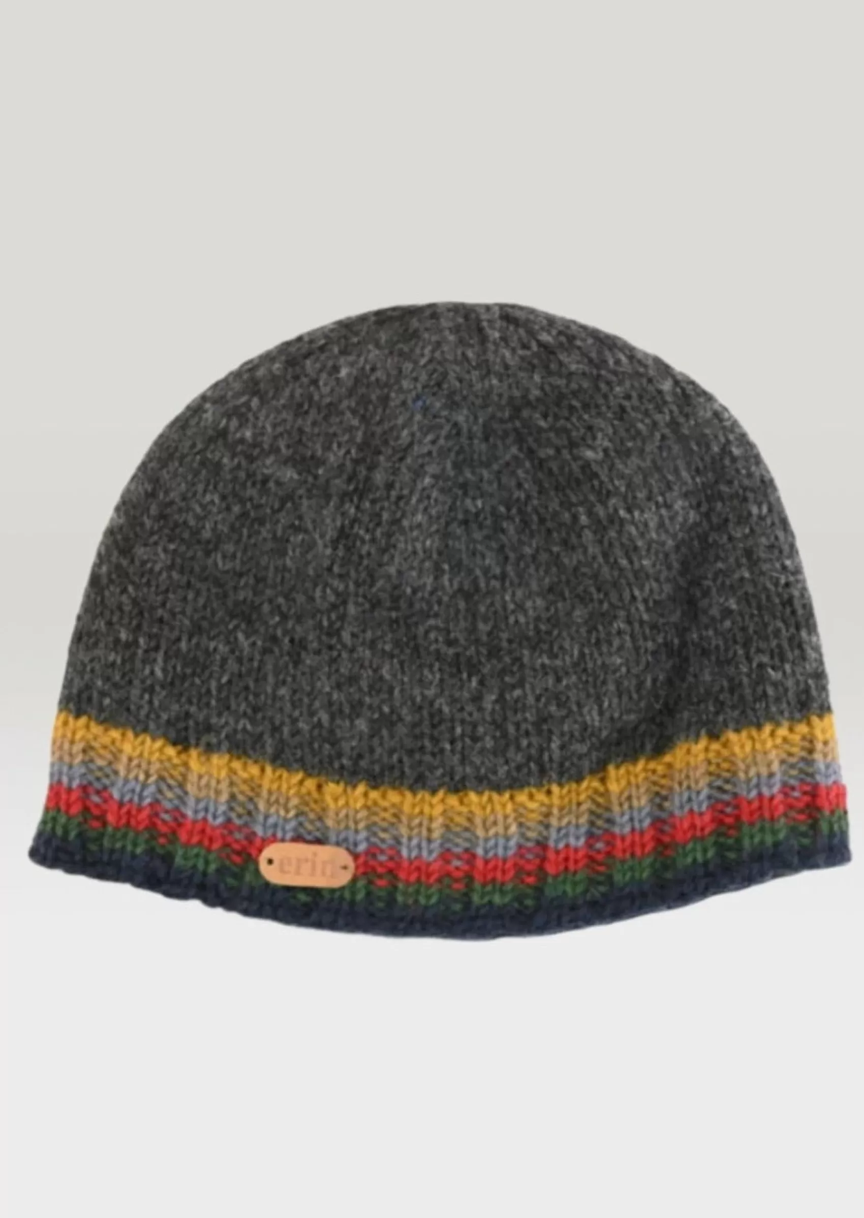 Wool Hats^Erin Knitwear Charcoal Rib Pullon Hat | Charcoal