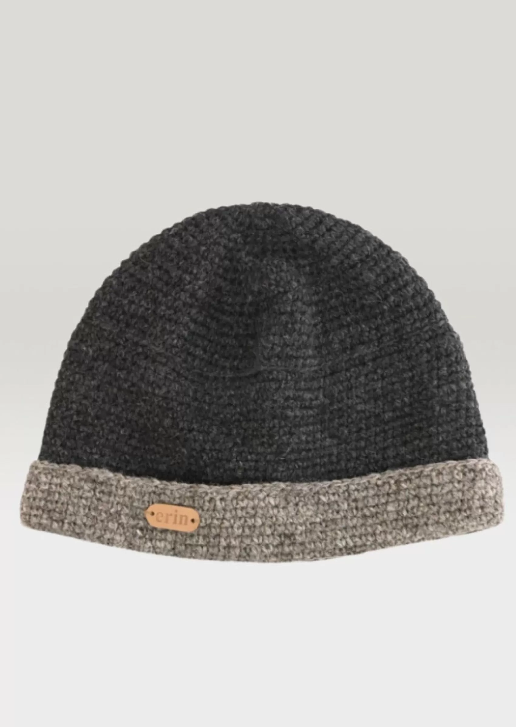 Wool Hats^Erin Knitwear Charcoal Rib Pullon Hat | Charcoal Grey