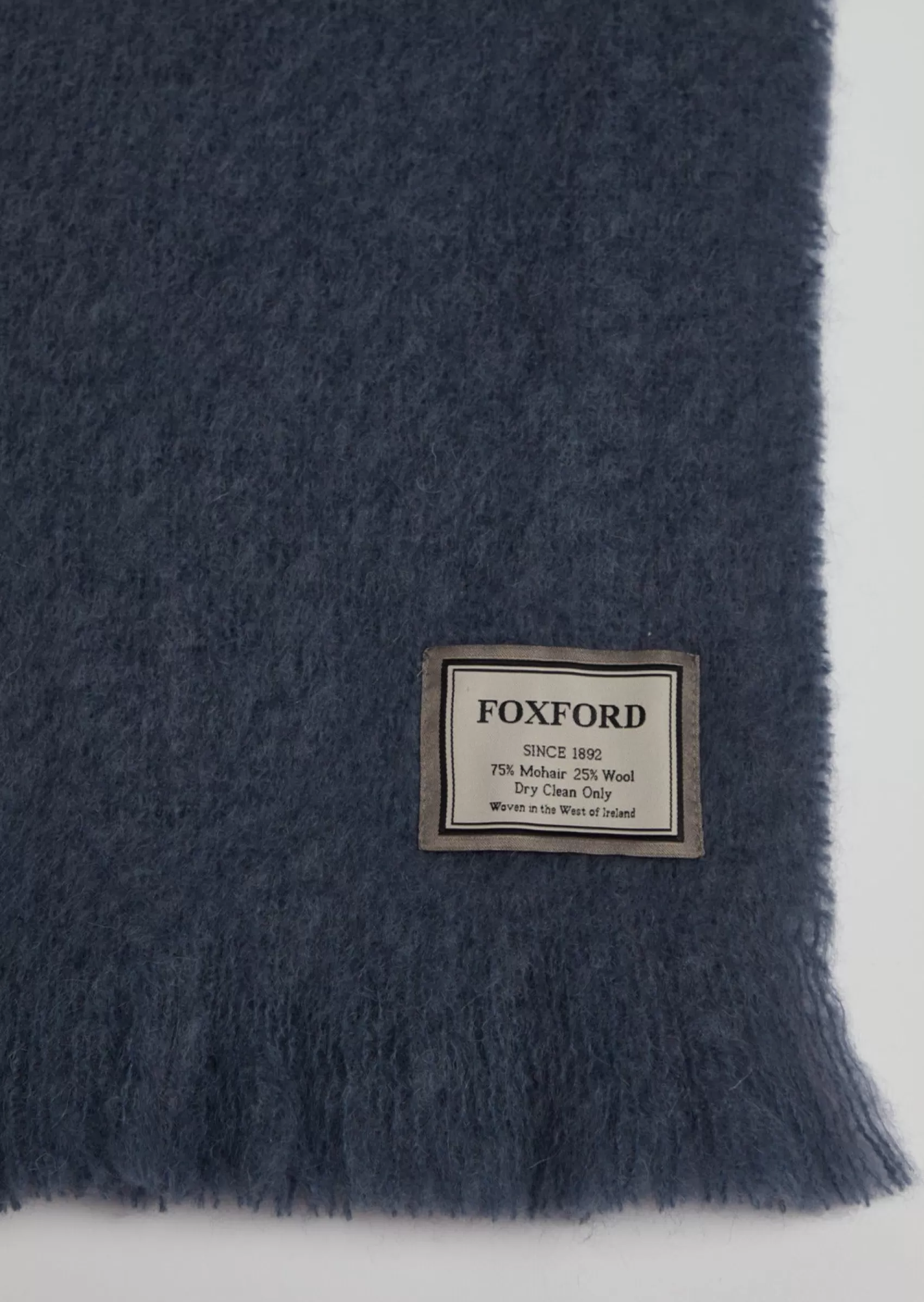 Blankets & Throws | Mohair Blankets^Foxford Mohair Throw | Hauge Blue