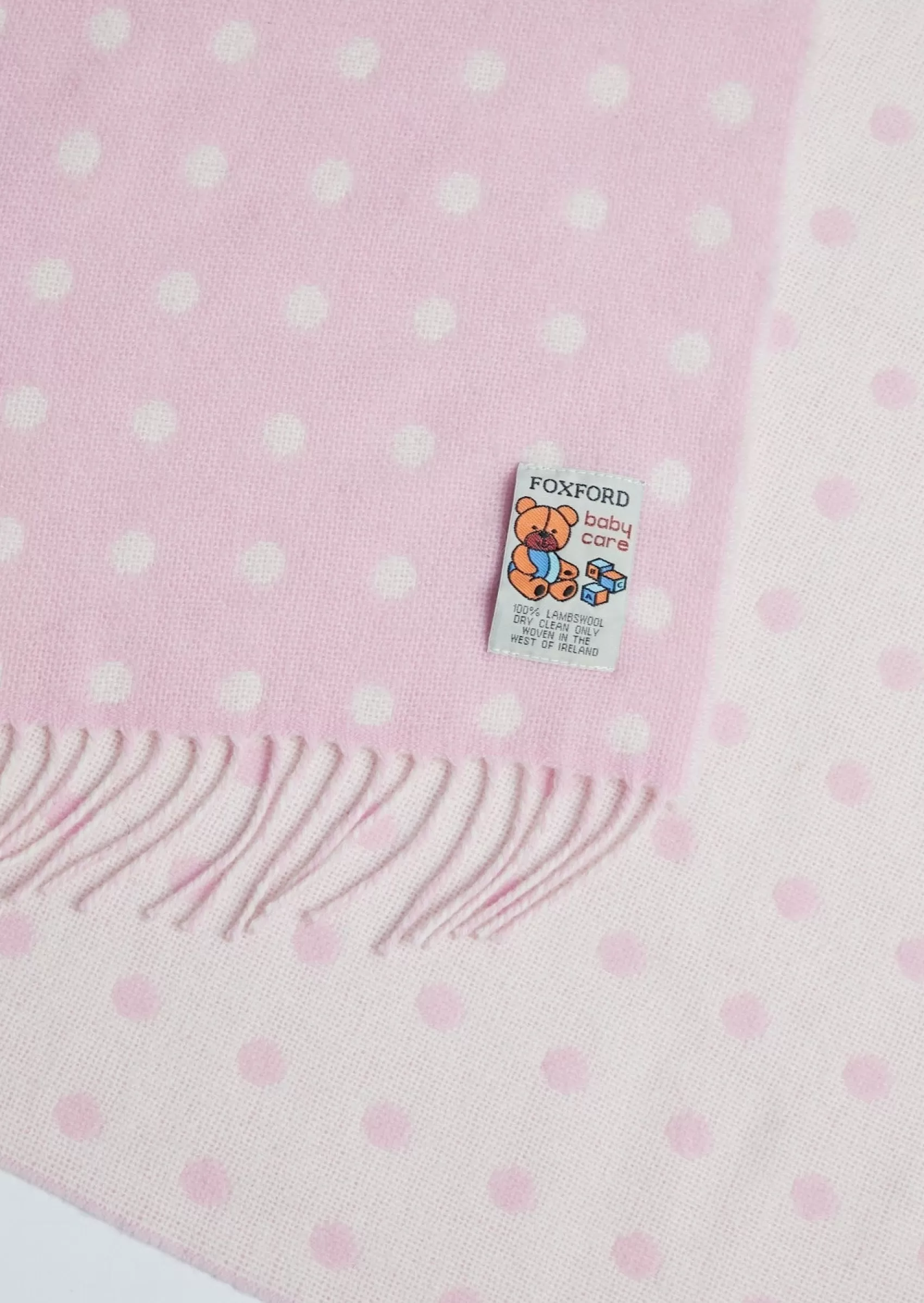 Kids | Blankets & Throws^Foxford Baby Blanket | Spotted Pink