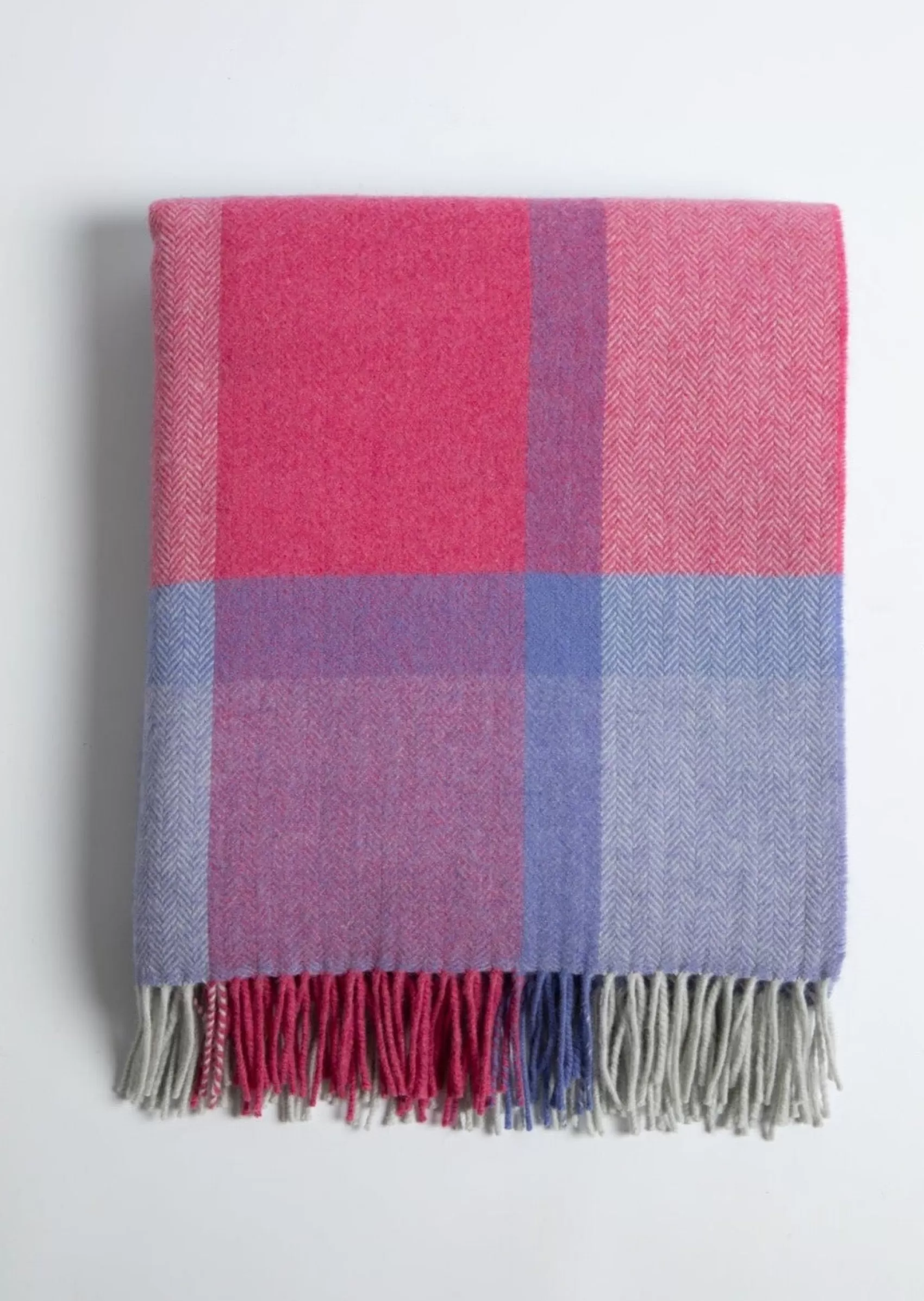 Blankets & Throws | Lambswool Blankets^Foxford Lambswool Throw | Pink Purple Check