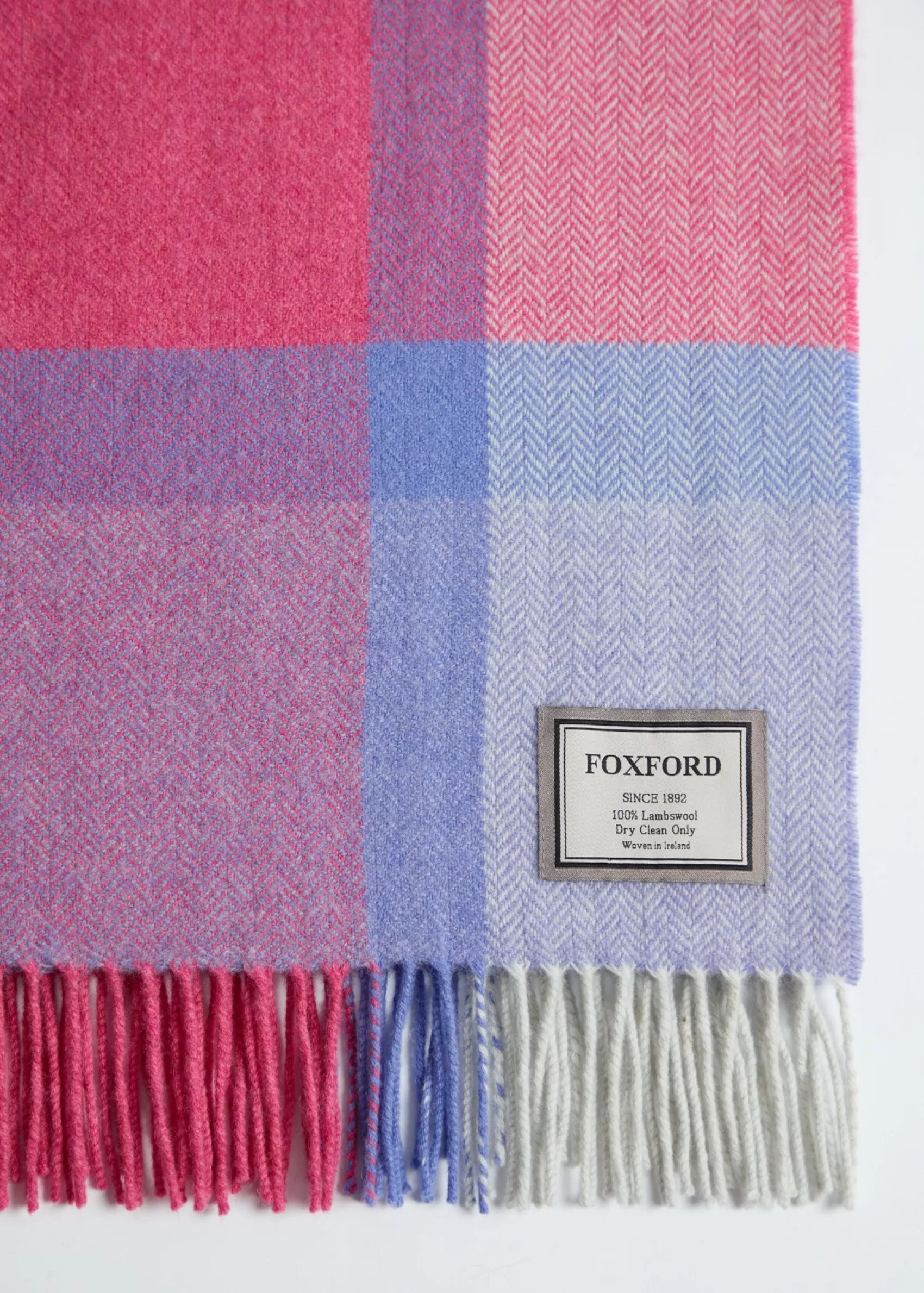 Blankets & Throws | Lambswool Blankets^Foxford Lambswool Throw | Pink Purple Check