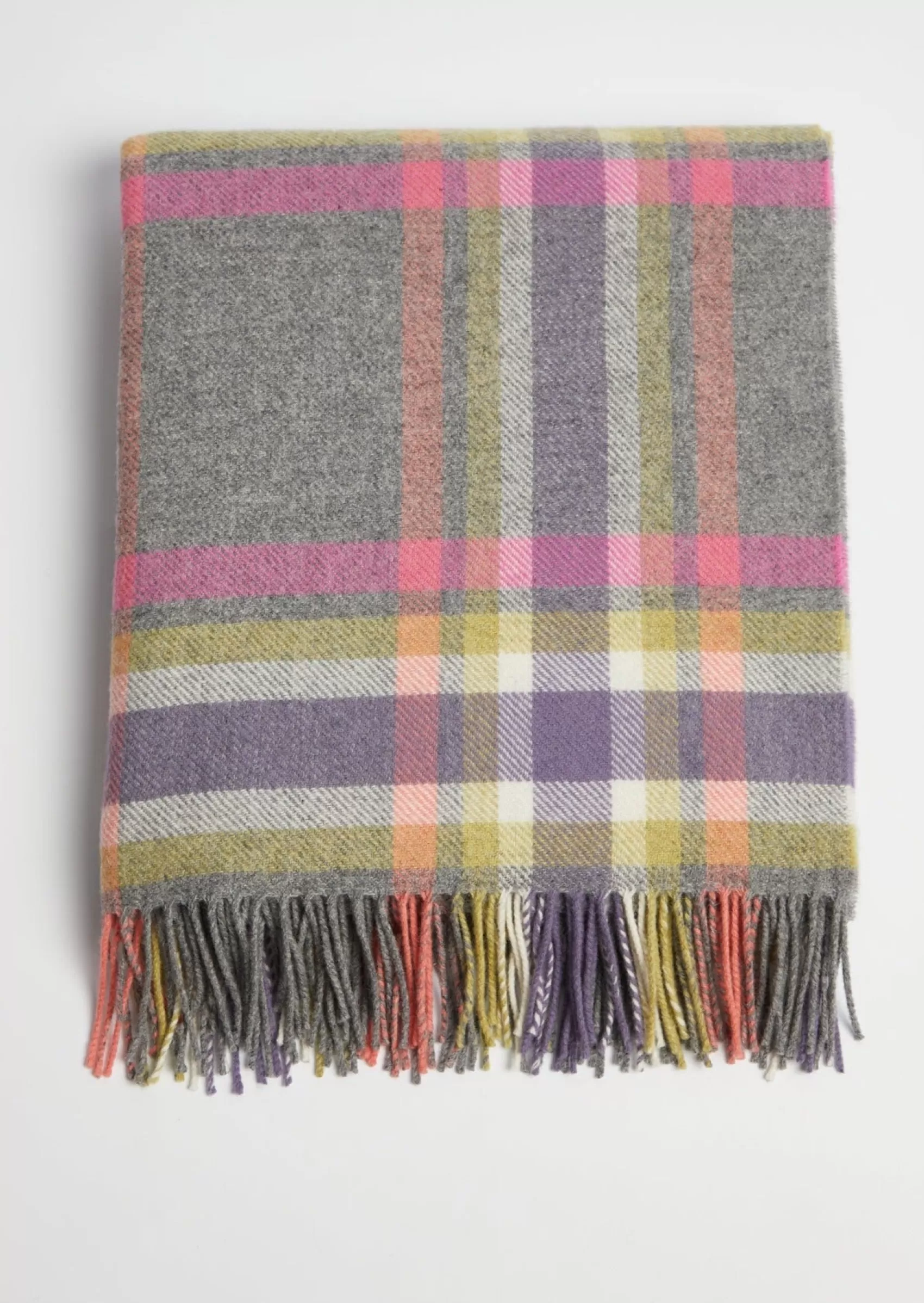 Blankets & Throws^Foxford Throw | Pink Violet Mix