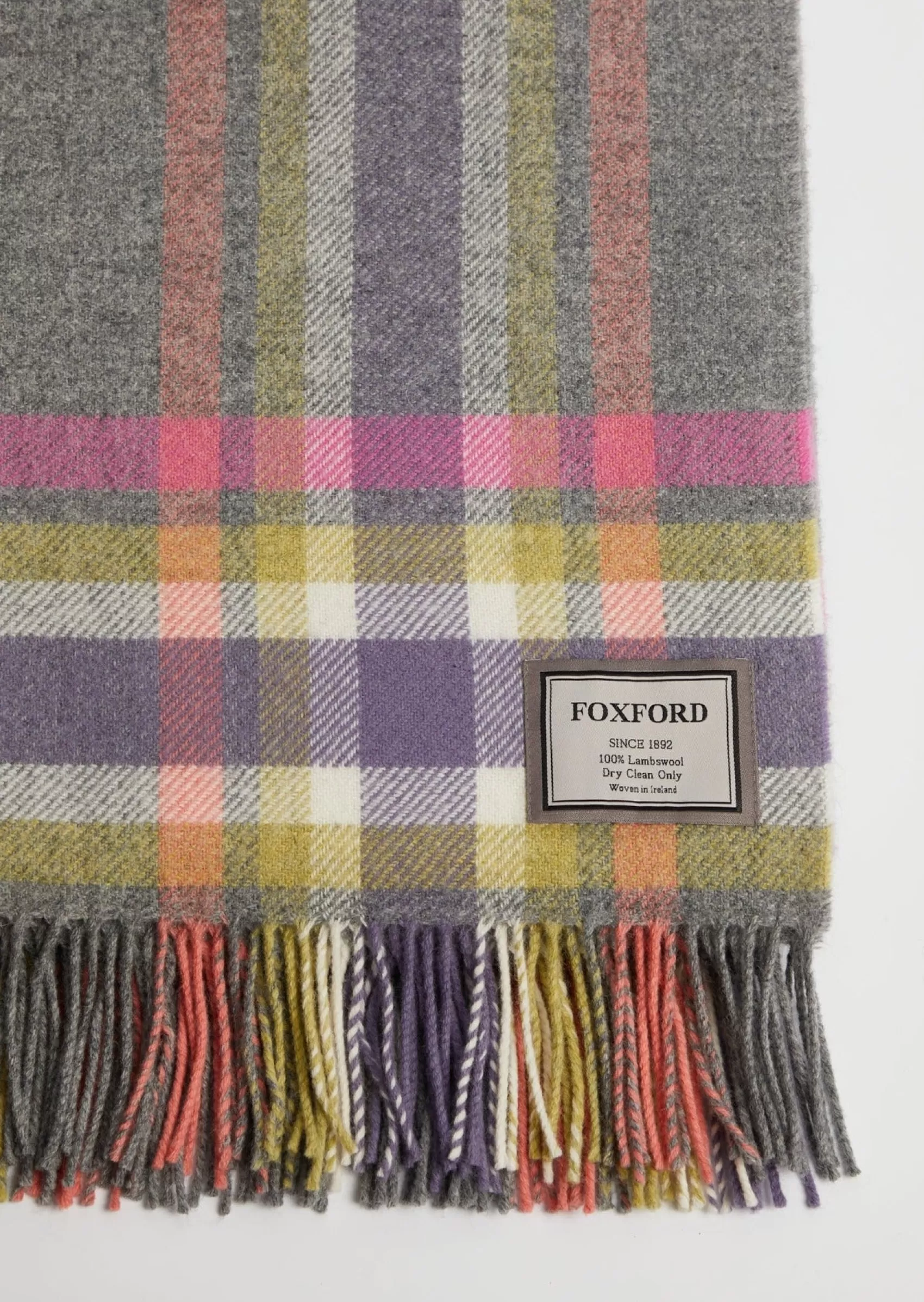 Blankets & Throws^Foxford Throw | Pink Violet Mix