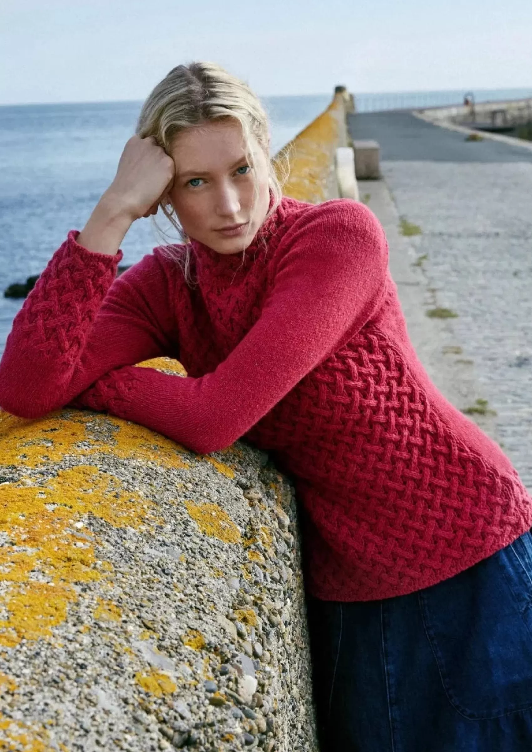 Aran Sweaters^Irelands Eye Knitwear IrelandsEye Women's Trellis Aran Sweater | Bramble Berry