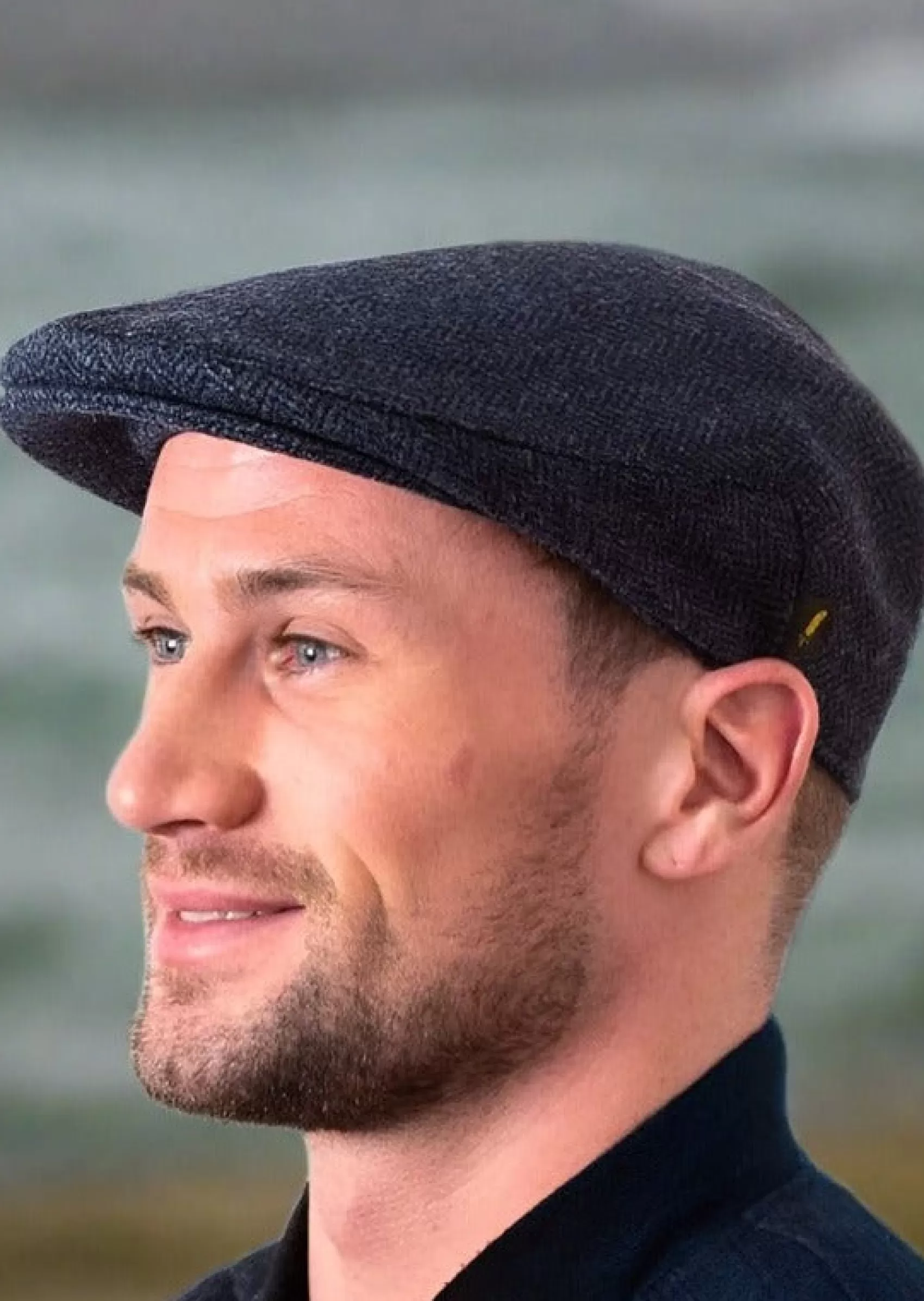 Traditional Hats^Hatman of Ireland Irish Wool Navy Cap