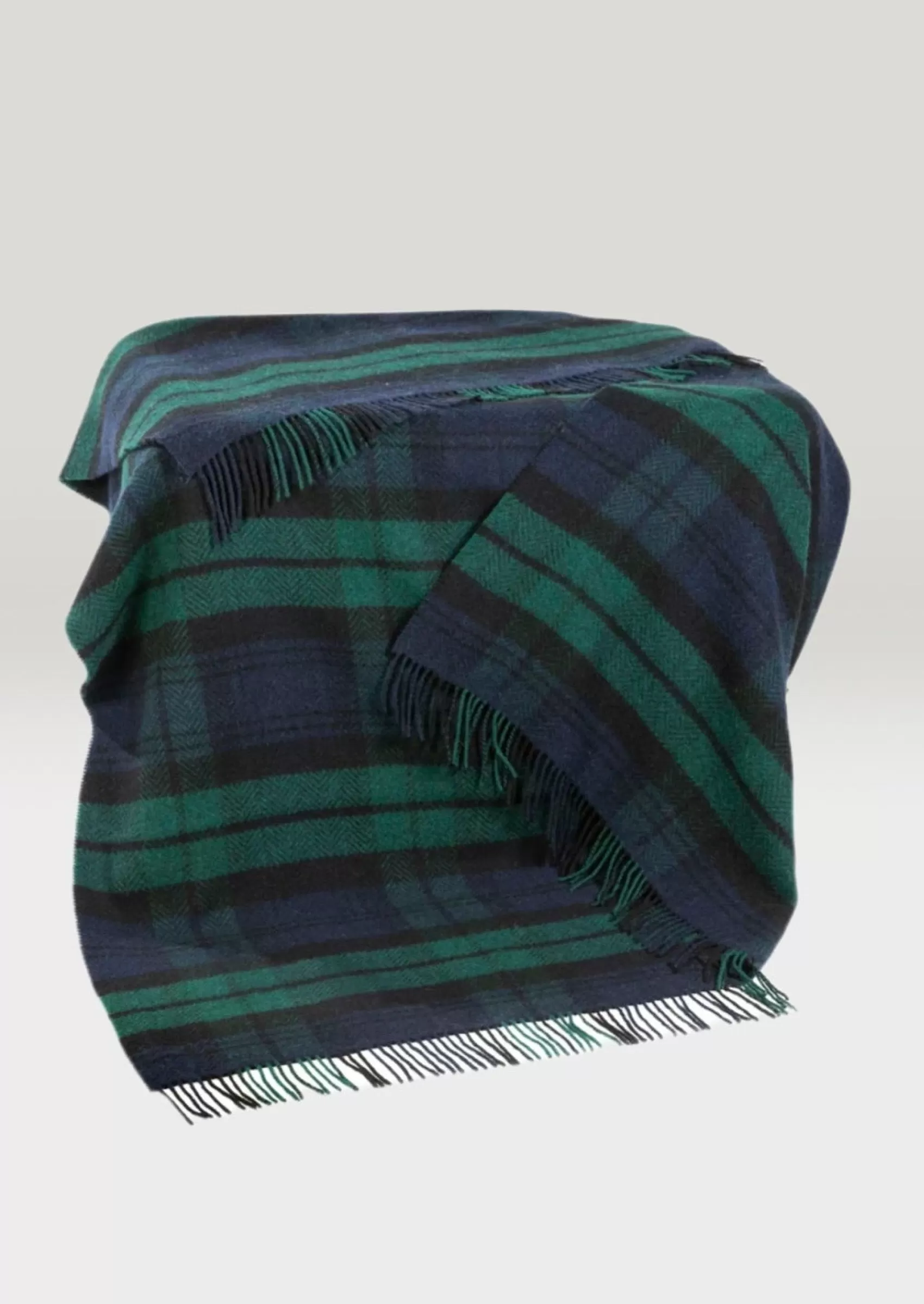 Blankets & Throws | Cashmere Merino Blankets^John Hanly Cashmere Merino Throw - Navy Green