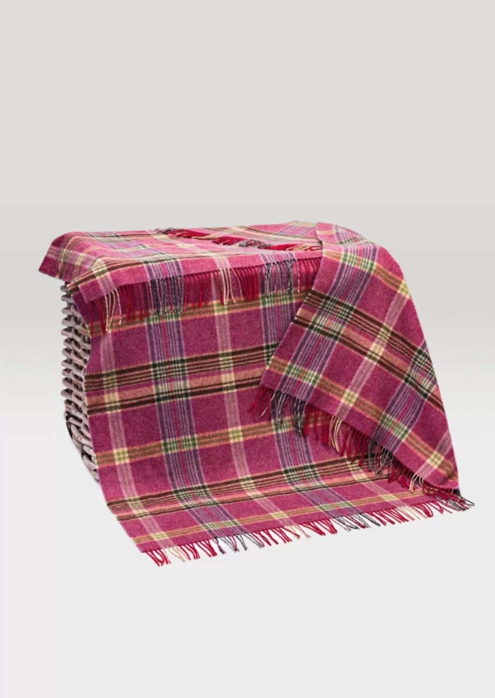 Blankets & Throws | Lambswool Blankets^John Hanly Large Lambswool Throw Pink Lilac