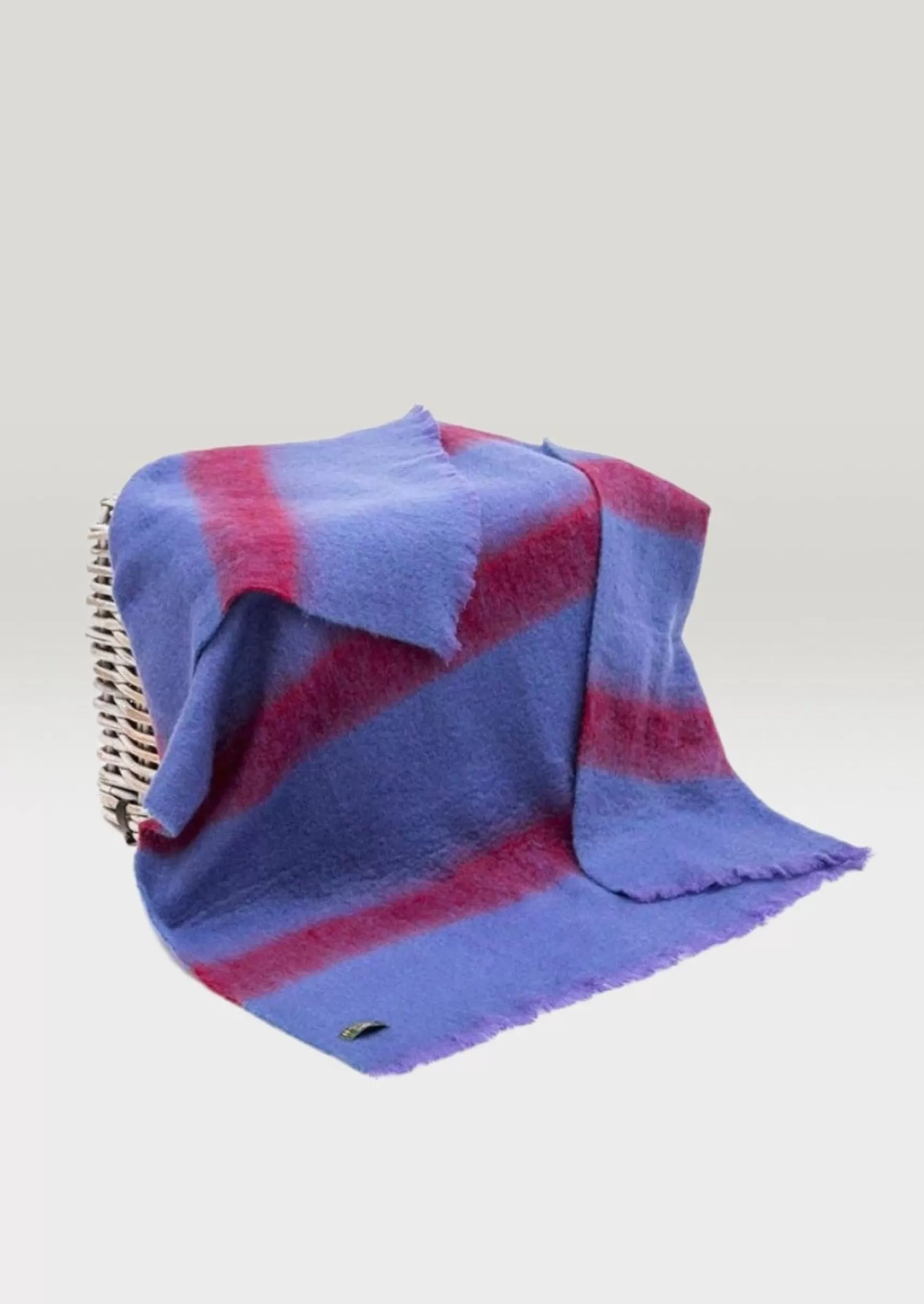 Blankets & Throws | Mohair Blankets^John Hanly Mohair Throw | Purple