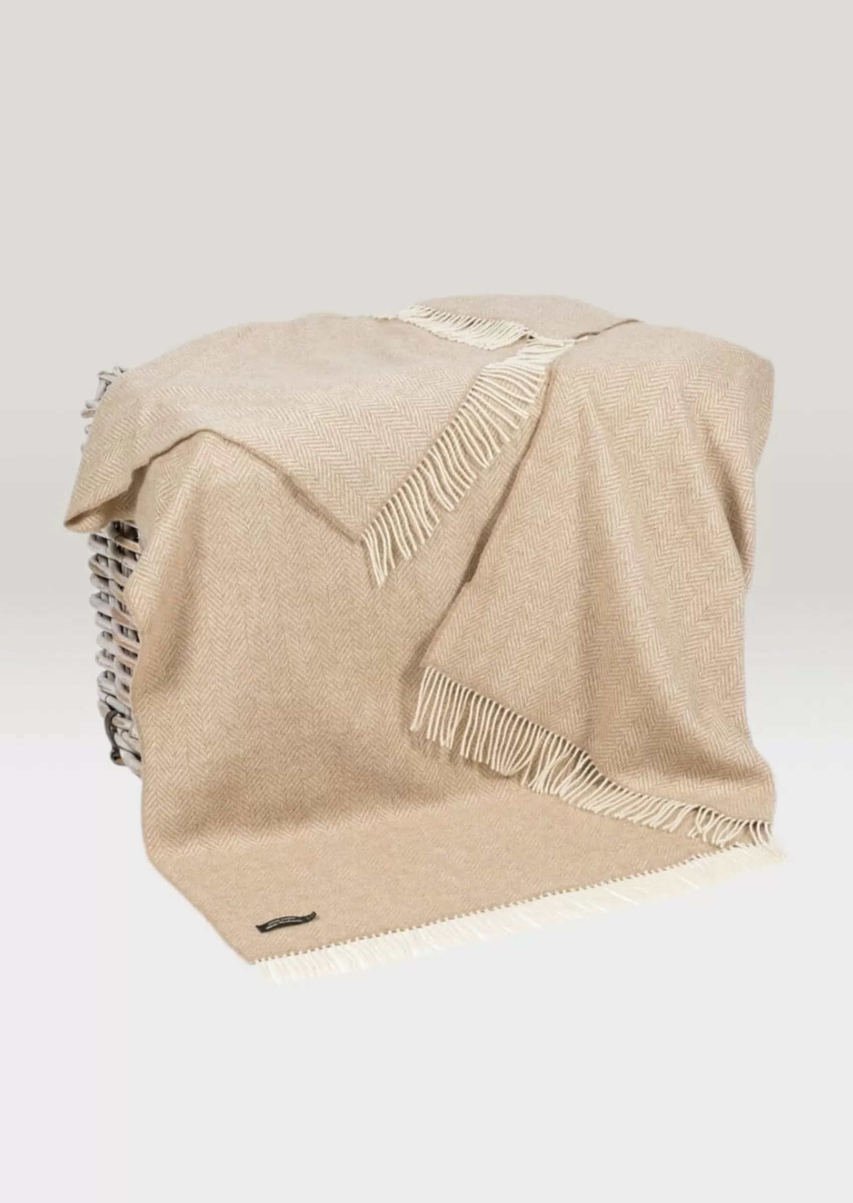 Blankets & Throws | Cashmere Merino Blankets^John Hanly Oversized Cashmere Throw - Beige