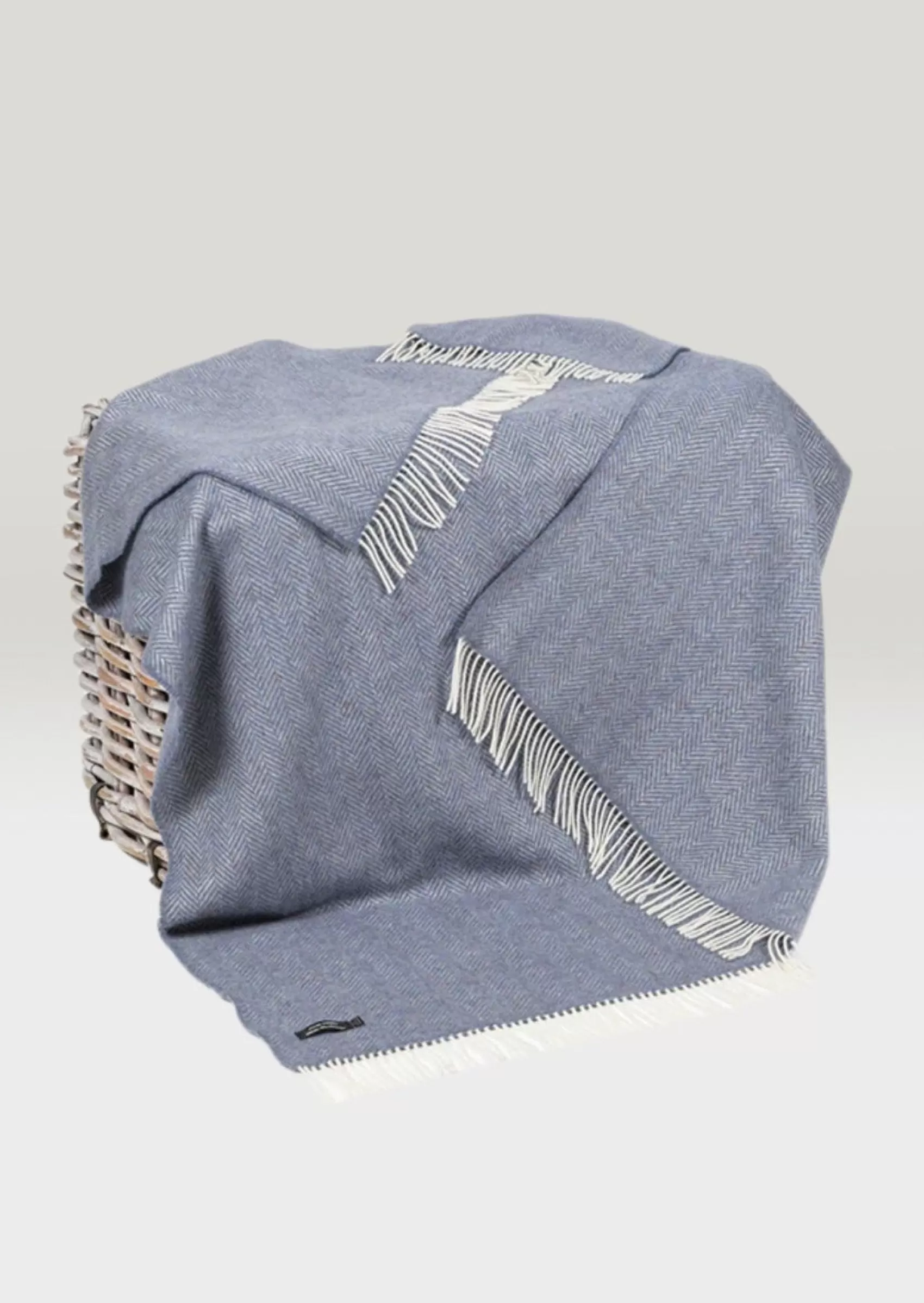 Blankets & Throws | Cashmere Merino Blankets^John Hanly Oversized Cashmere Throw Denim