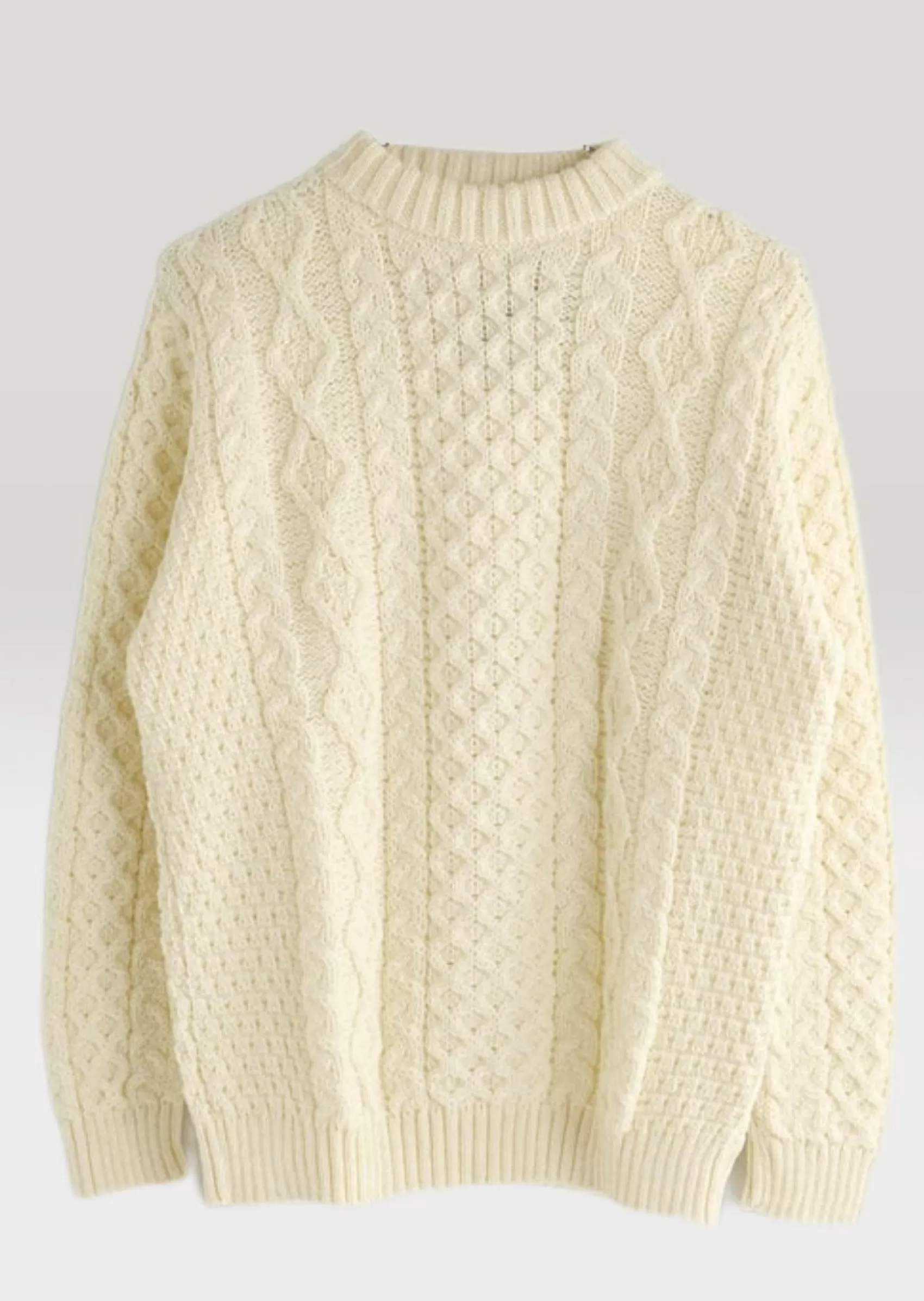 Aran Sweaters^Kerry Woollen Mills Kerry Heavy Aran Sweater | Natural