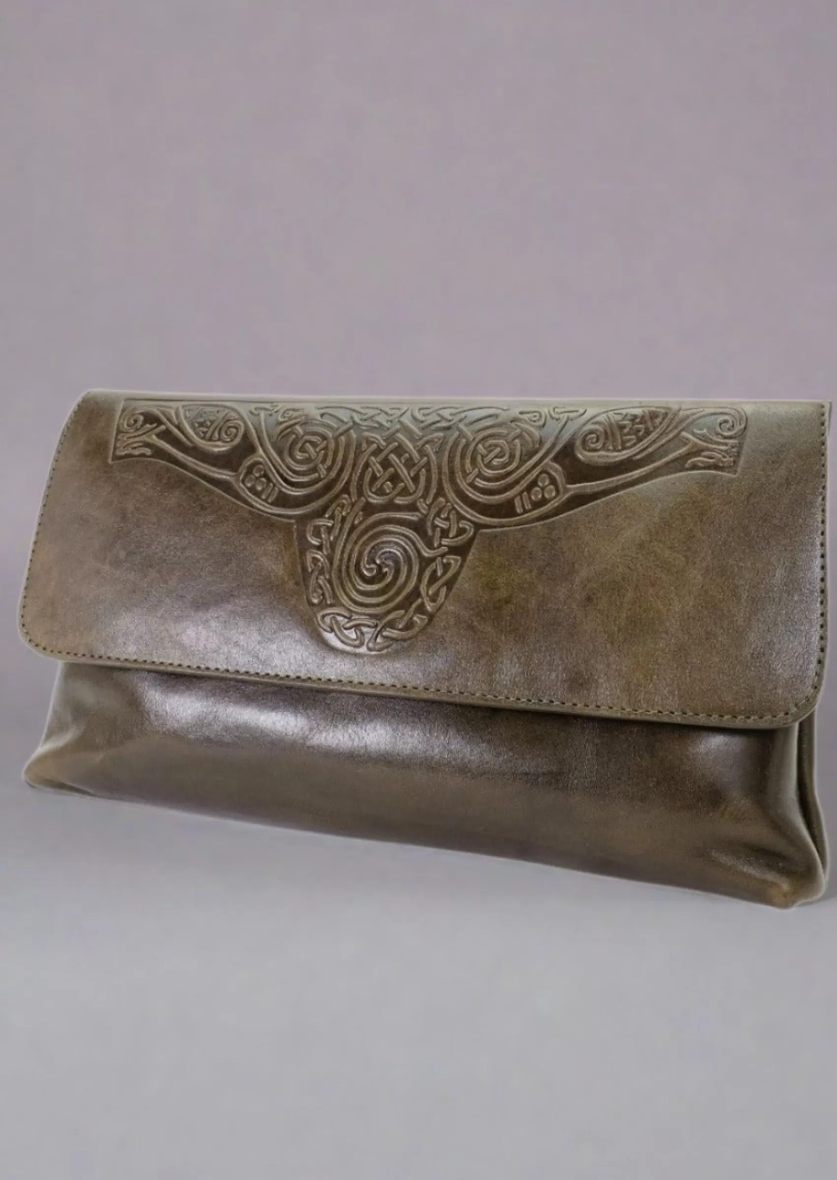 Tweed & Leather Bags^Lee River Leather Lee River Ciara Clutch Bag | Green