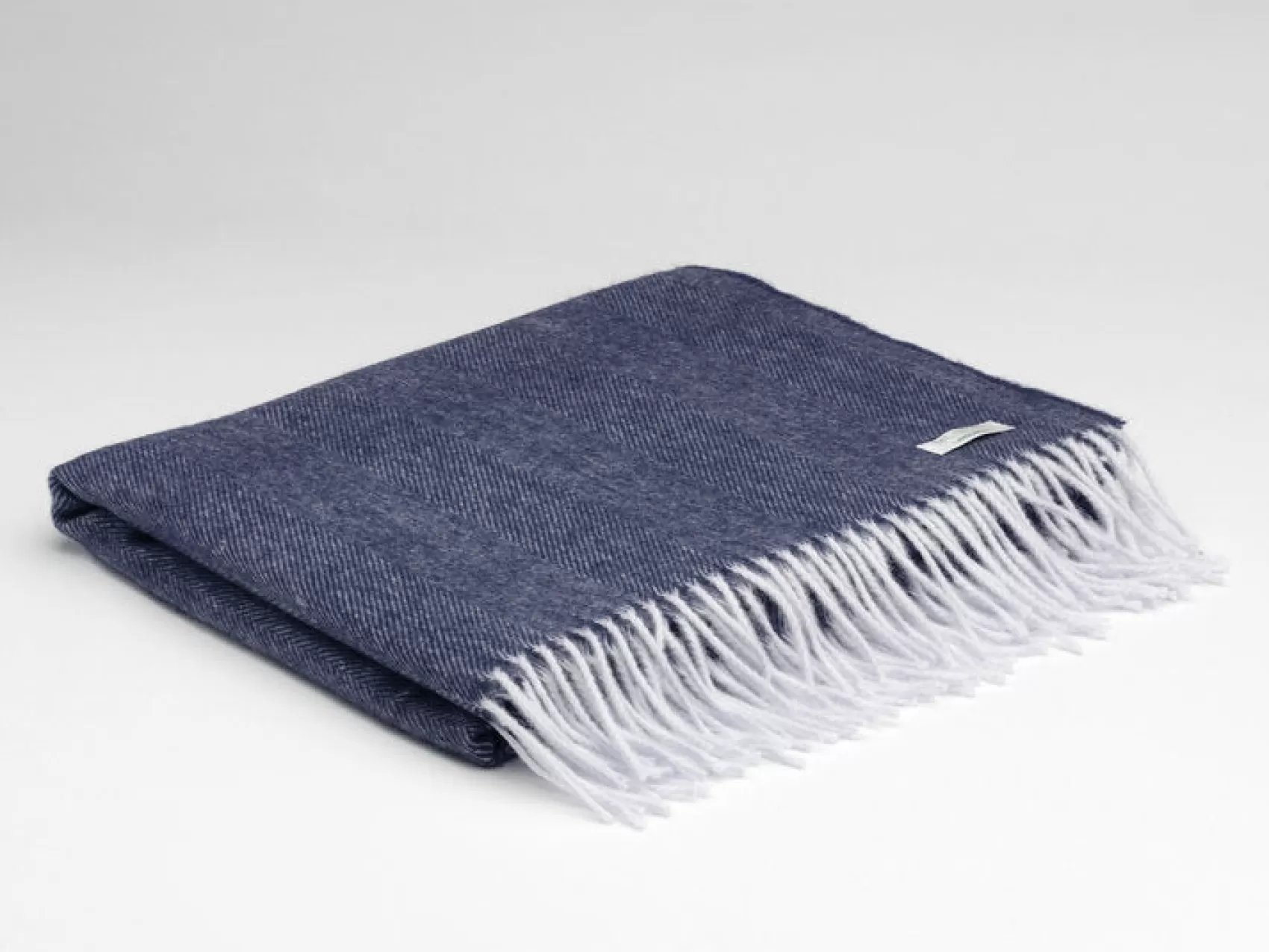 Ponchos / Capes / Shawls | Scarves^Mcnutt Of Donegal McNutt Herringbone Pashmina Wrap | Navy