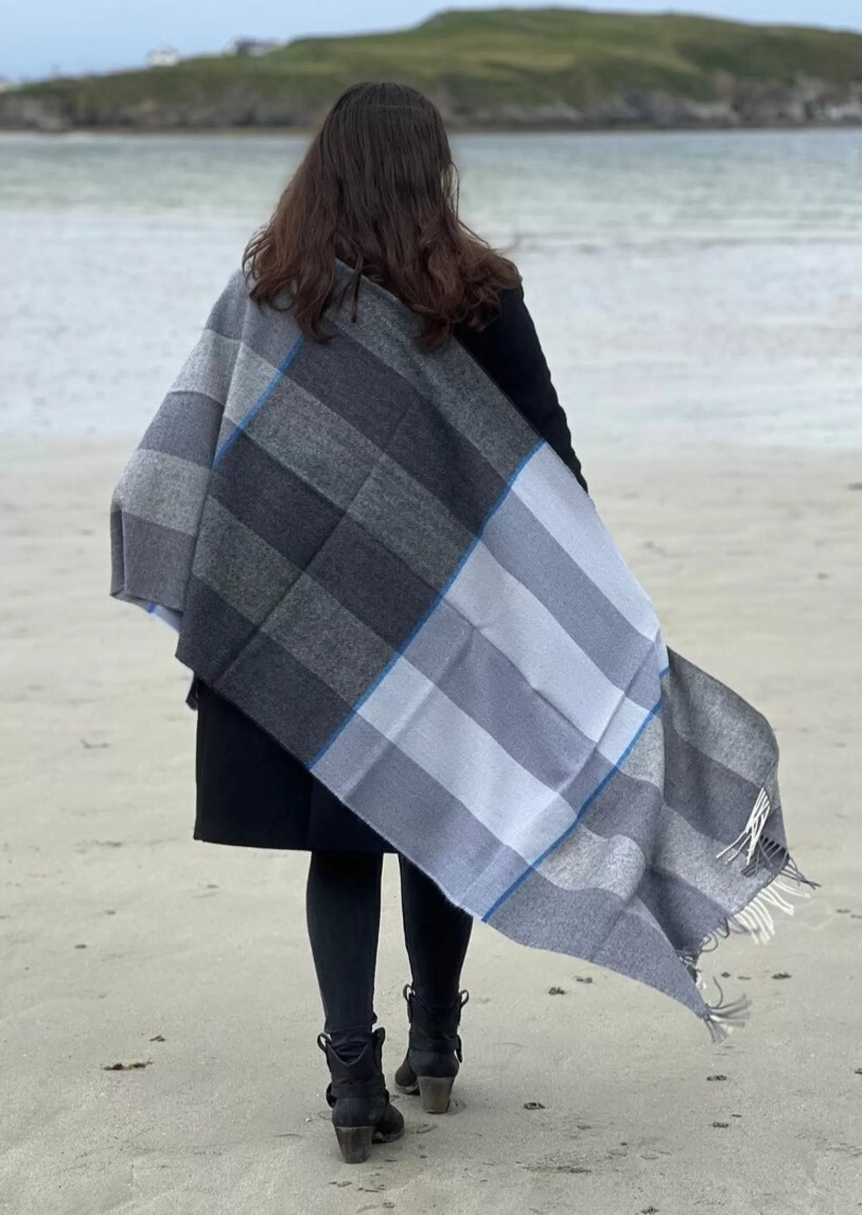 Ponchos / Capes / Shawls | Scarves^Mcnutt Of Donegal Mcnutt Pashmina Wrap | Royal Stripe