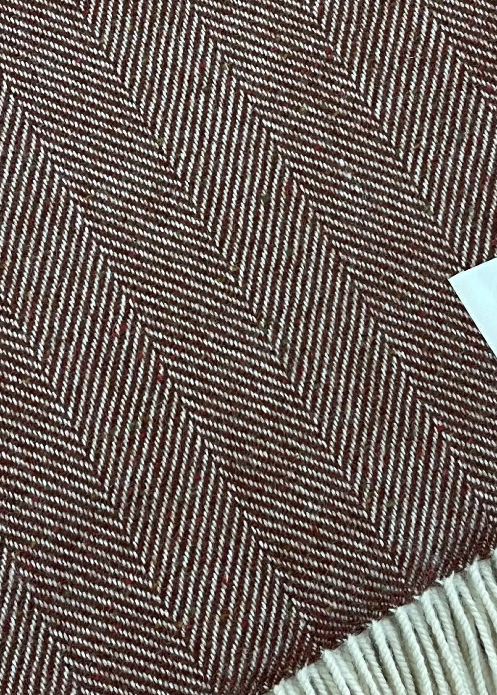 Blankets & Throws | Wool Blankets^Mcnutt Of Donegal Mcnutt Pure Wool Blanket | Brown Herringbone