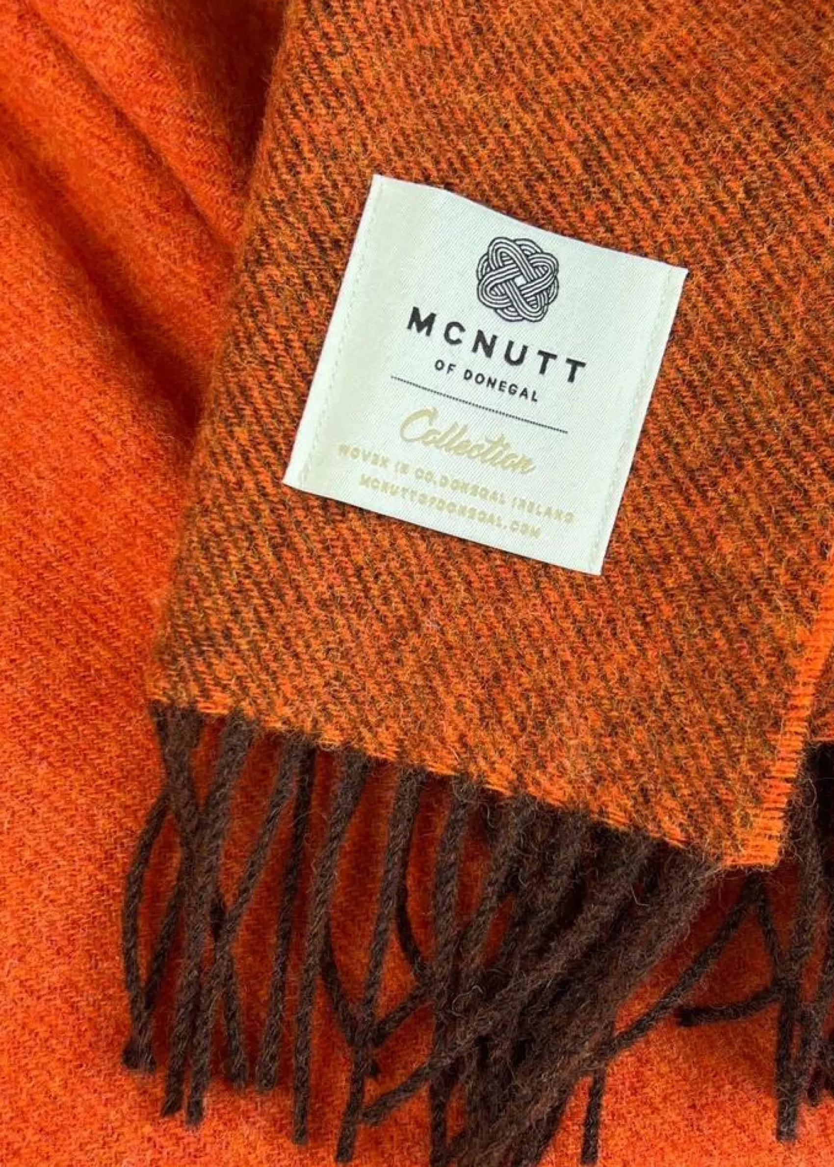 Blankets & Throws^Mcnutt Of Donegal McNutt Pure Wool Throw | Volcano