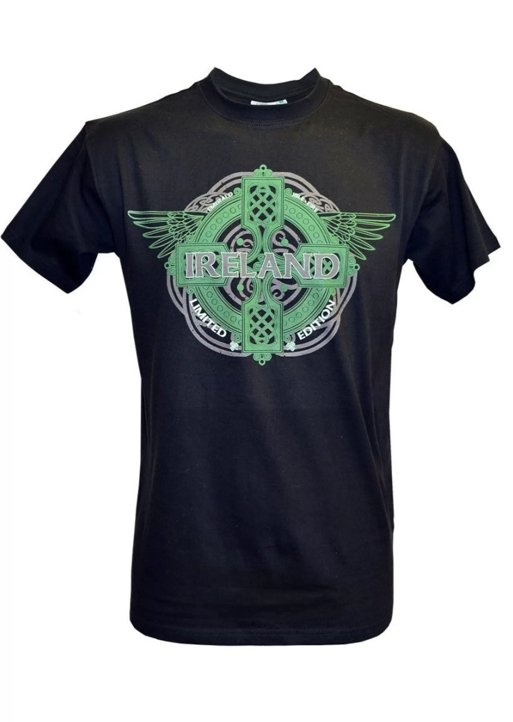 T-Shirts & Hoodies^Traditional Crafts Men's Black Ireland Wings T-Shirt