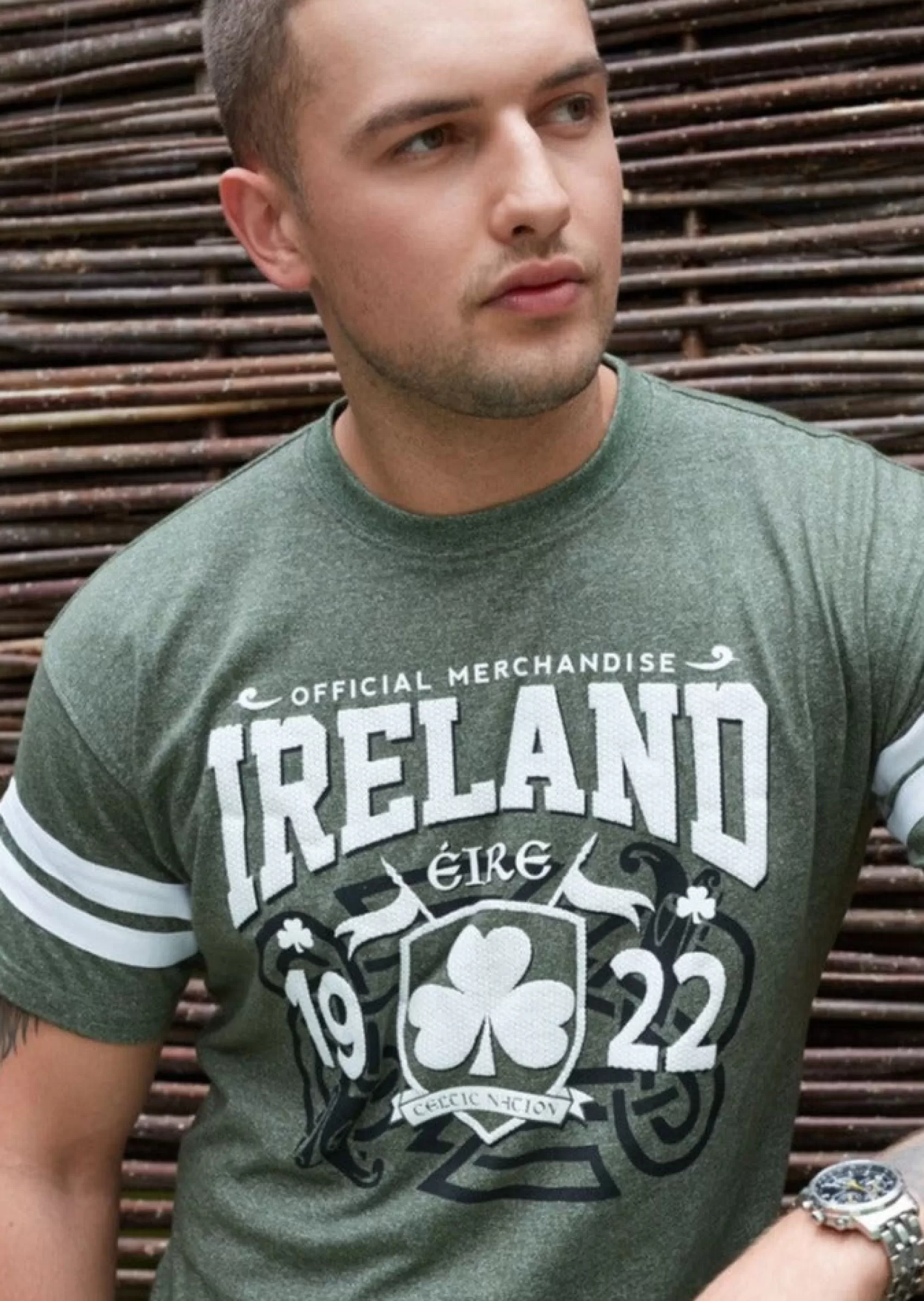 T-Shirts & Hoodies^Traditional Crafts Men's Celtic Nation Tape T-Shirt