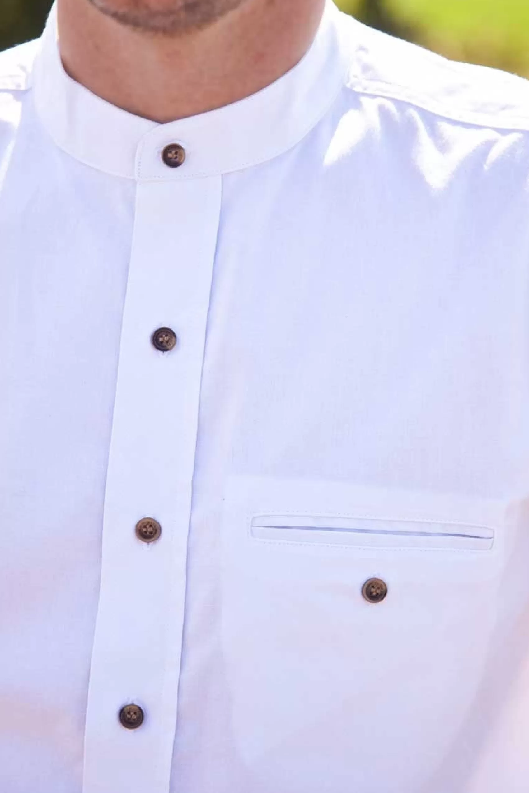 Traditional Shirts^Lee Valley Men's Comfort Cotton Grandfather Shirt | Optic White