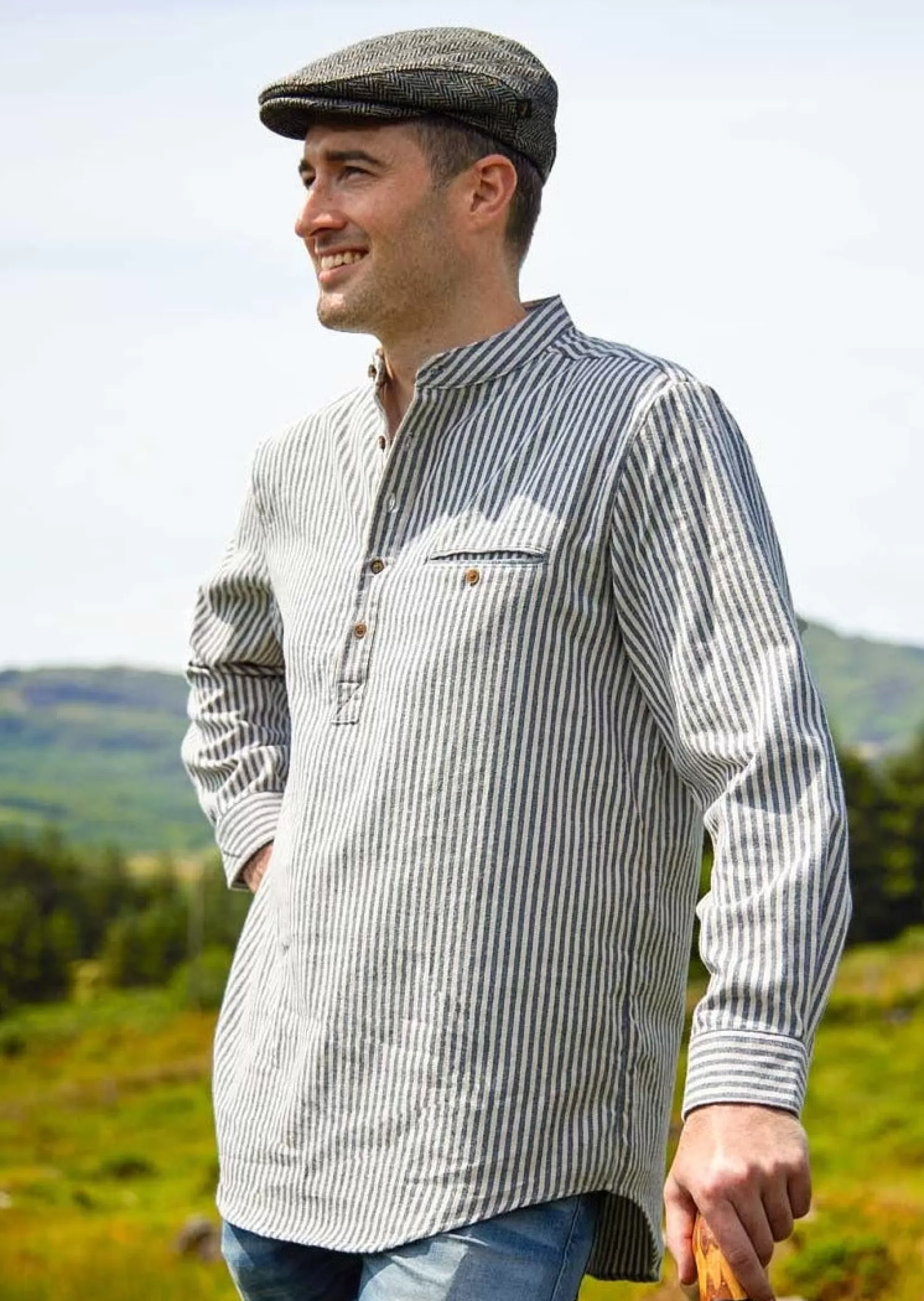 Traditional Shirts^Lee Valley Men's Flannel Grandfather Shirt