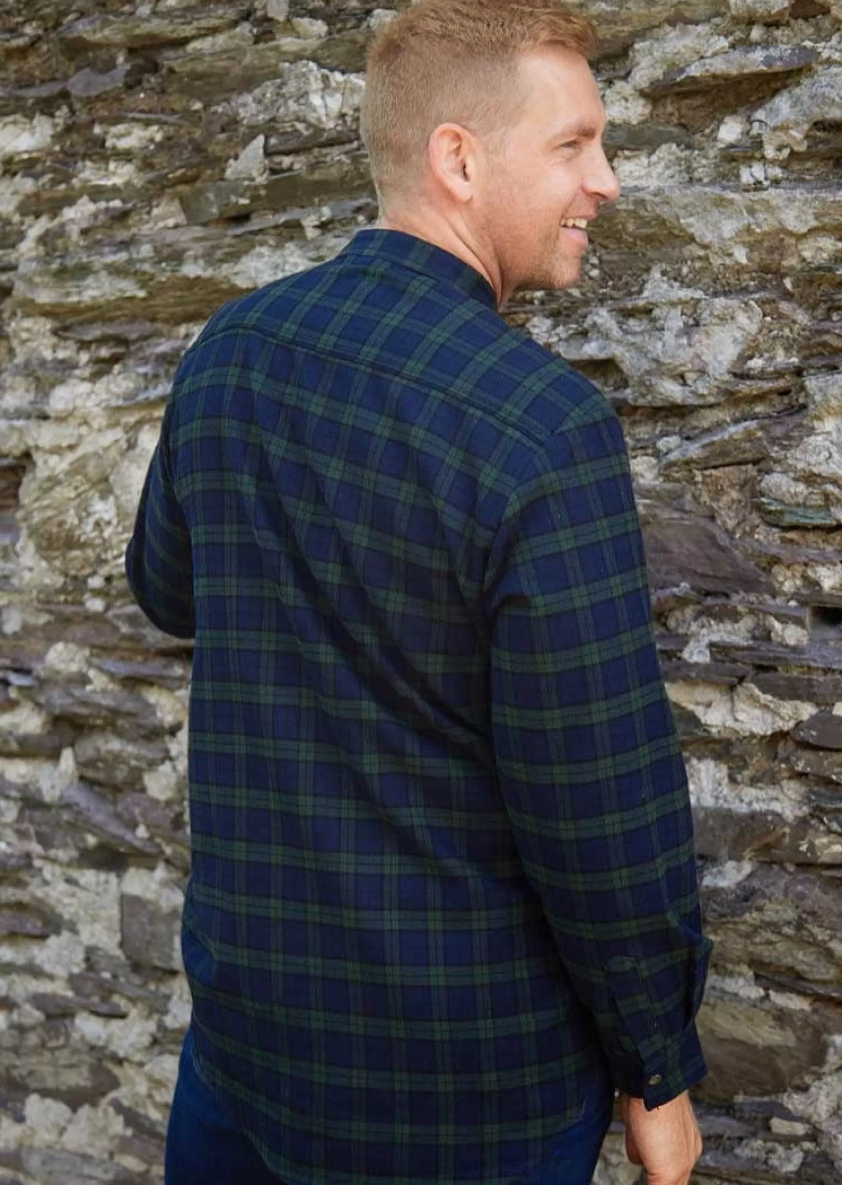 Traditional Shirts^Lee Valley Men's Flannel Grandfather Shirt | Blackwatch