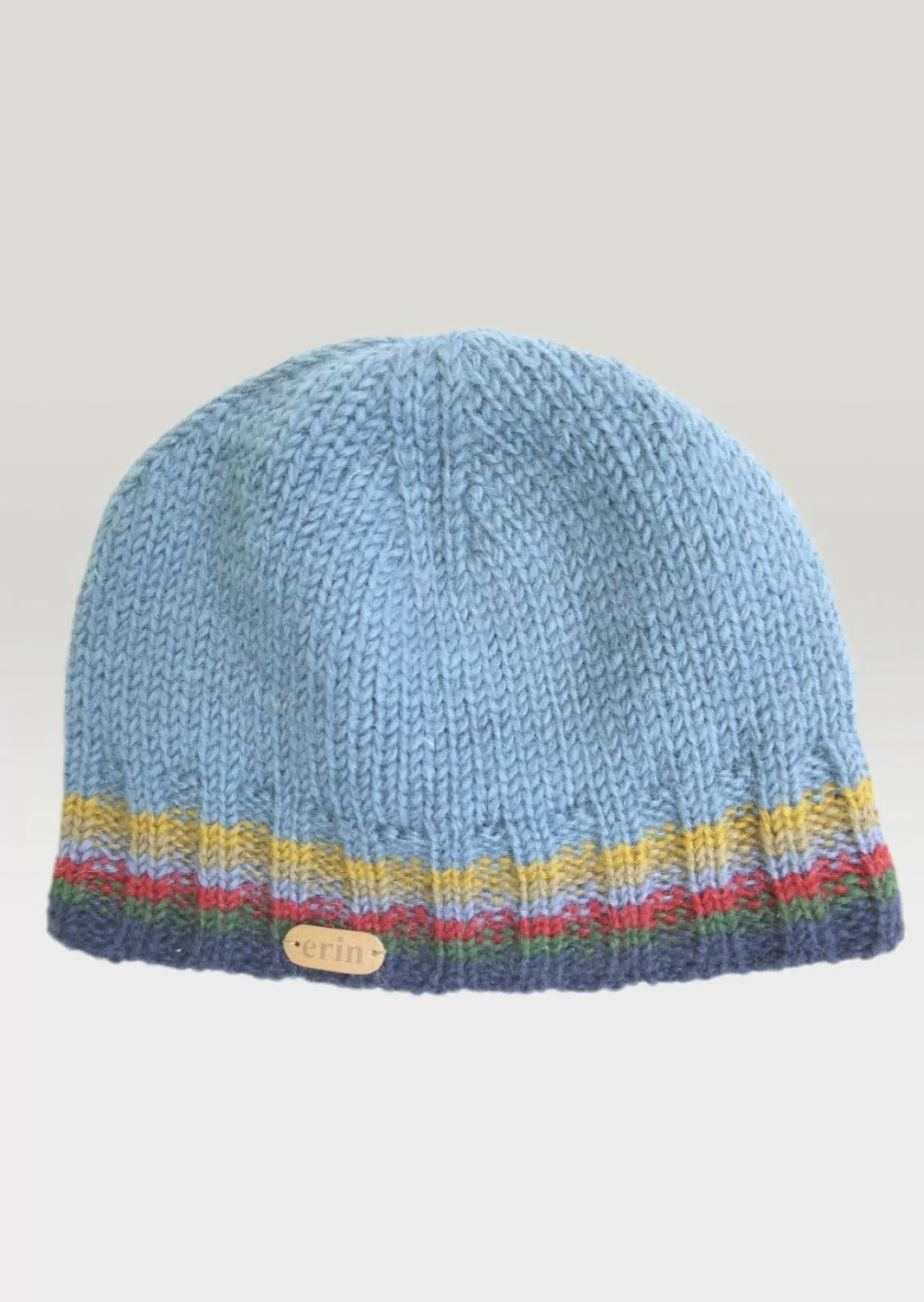 Wool Hats^Erin Knitwear Men's Rib Pullon Hat | Denim Blue