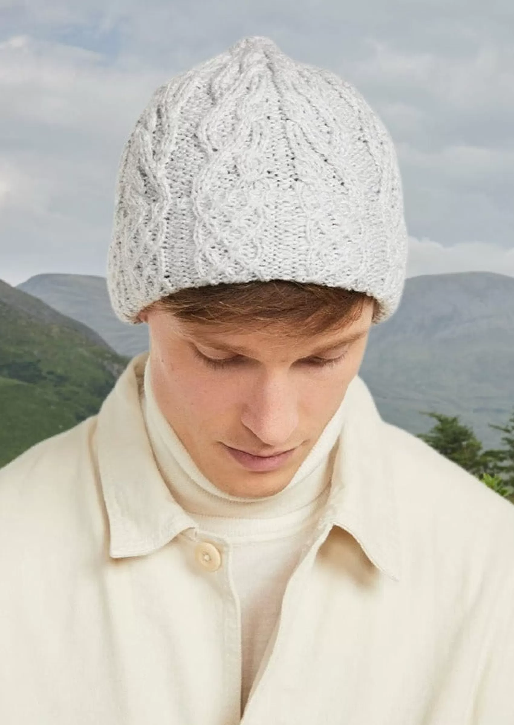 Wool Hats^Aran Woollen Mills Merino Wool Aran Hat | Grey