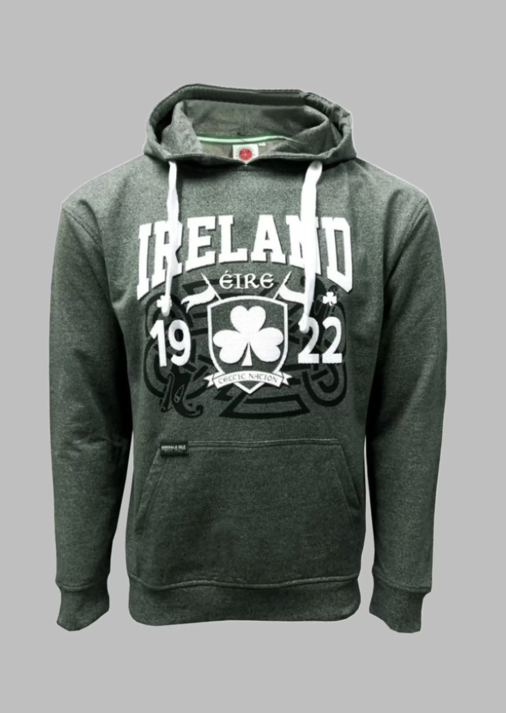 T-Shirts & Hoodies^Traditional Crafts Moss Green Grindle Ireland 1922 Hoodie