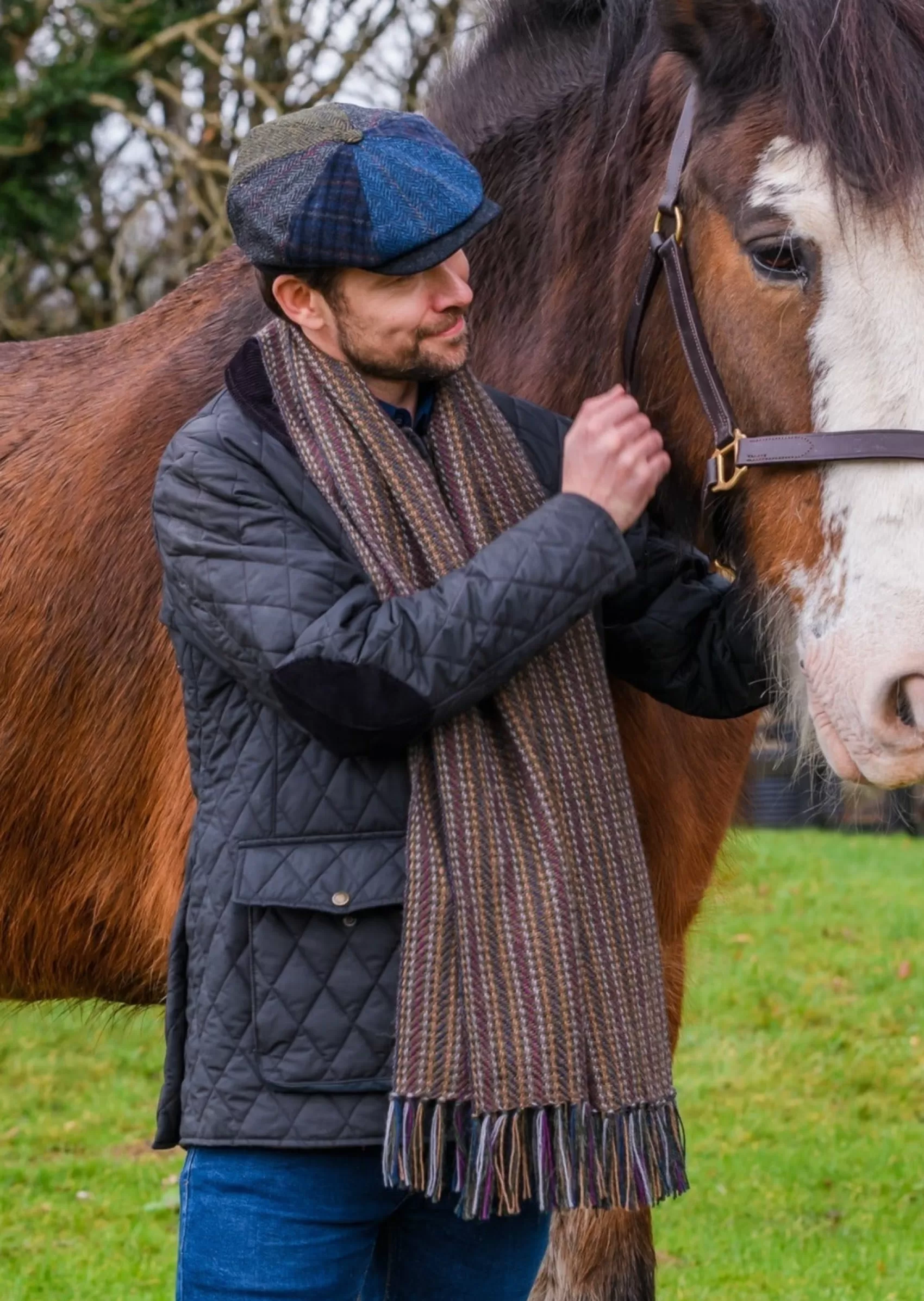 Scarves^Mucros Weavers Mucros Alpaca Scarf | Brown Red