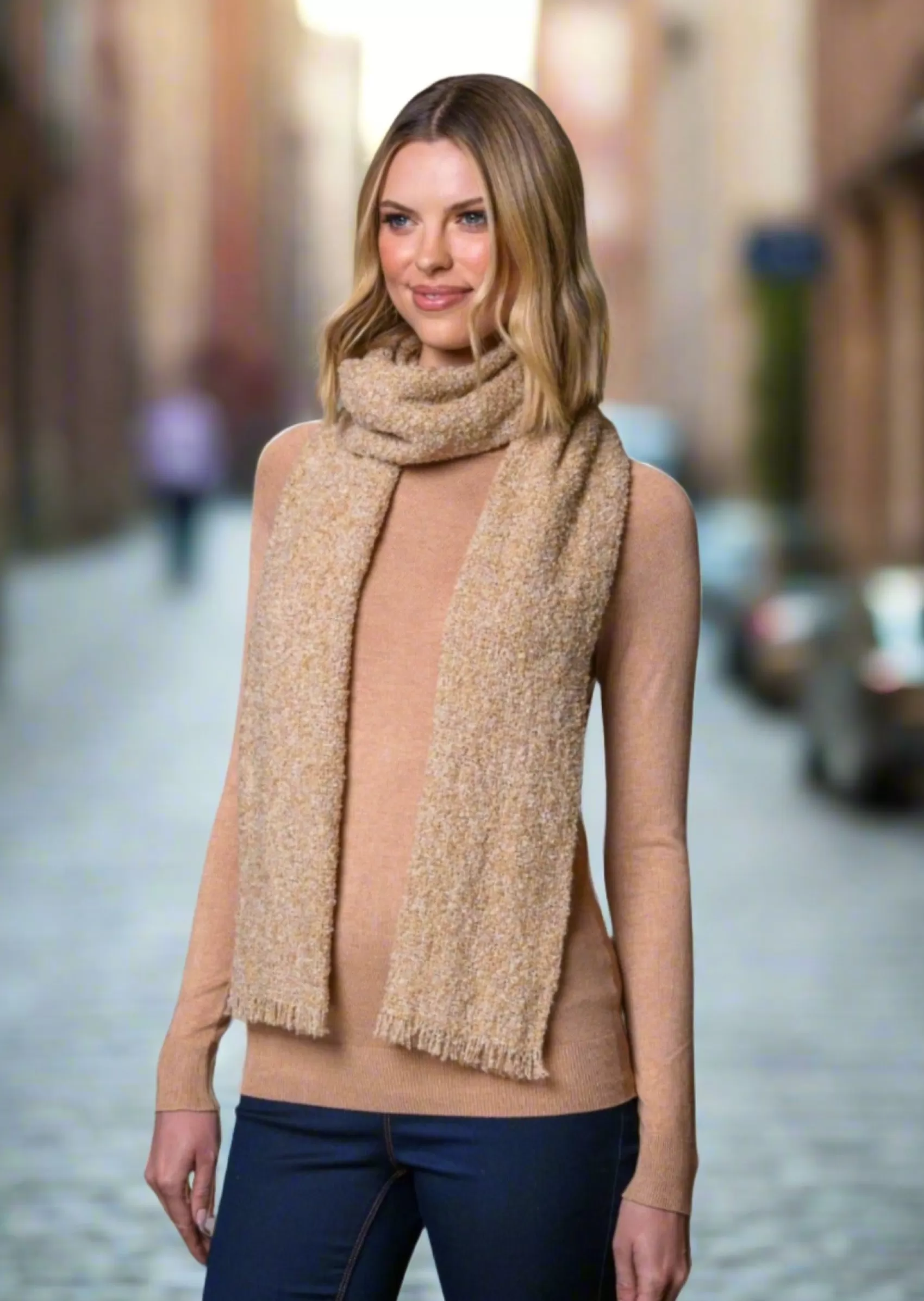 Scarves^Mucros Weavers Mucros Cara Scarf | Beige