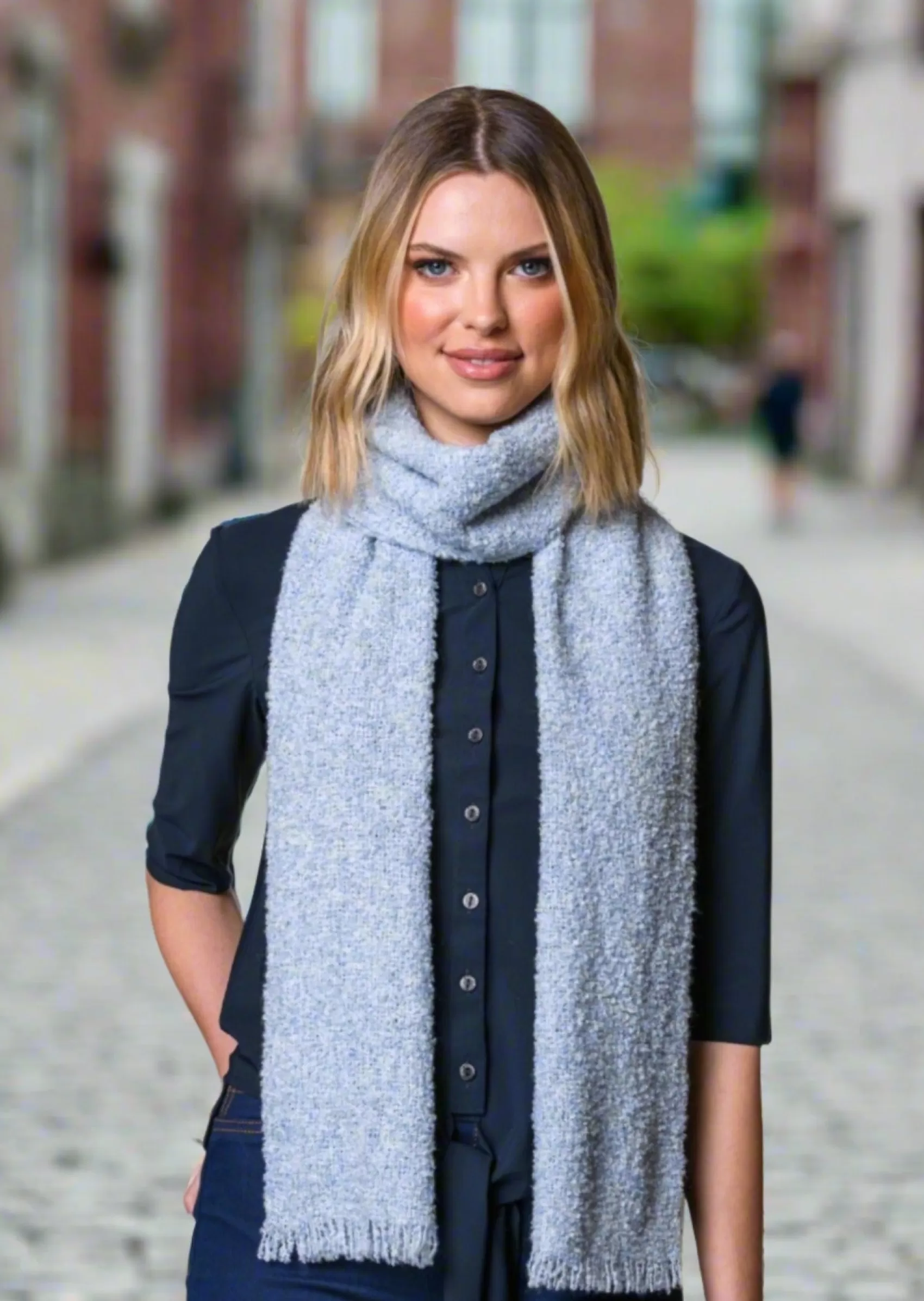 Scarves^Mucros Weavers Mucros Cara Scarf | Blue