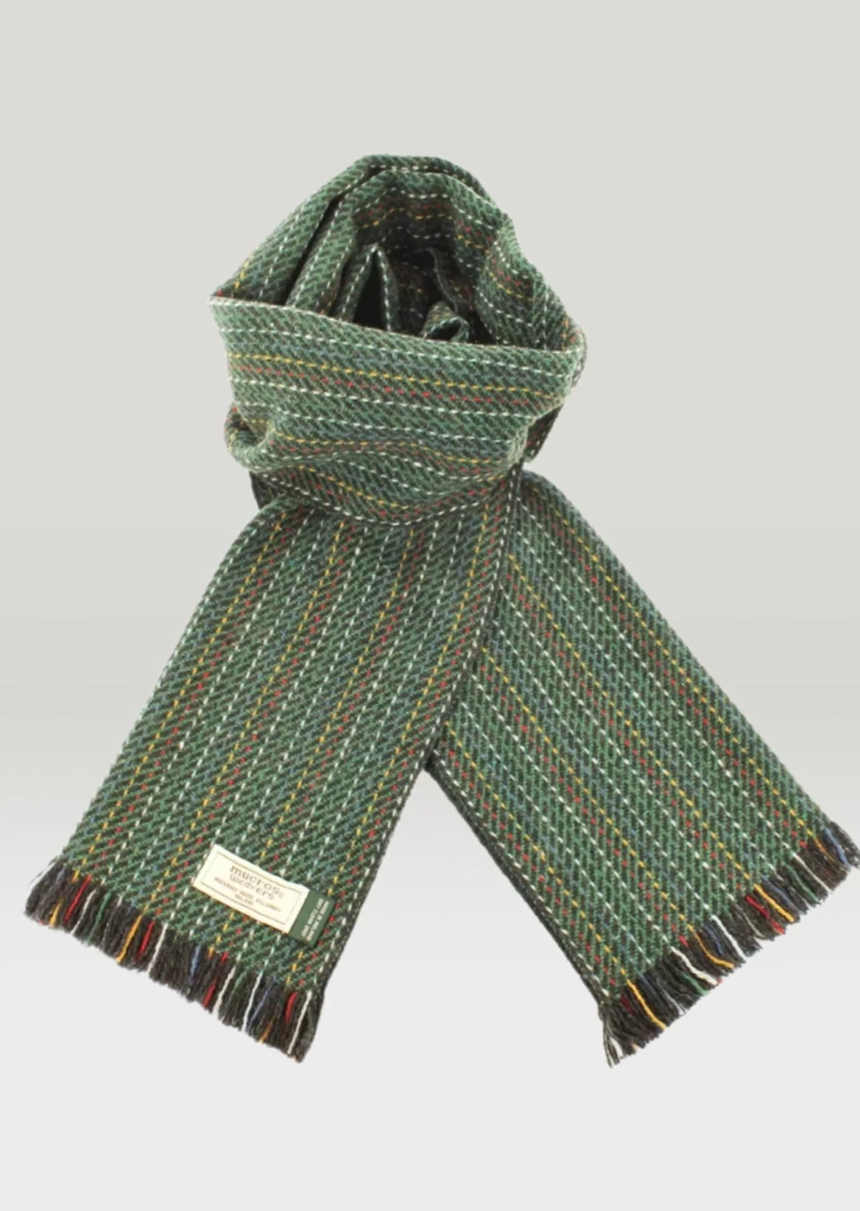 Scarves | Scarves^Mucros Weavers Mucros Donegal Wool Scarf | Green