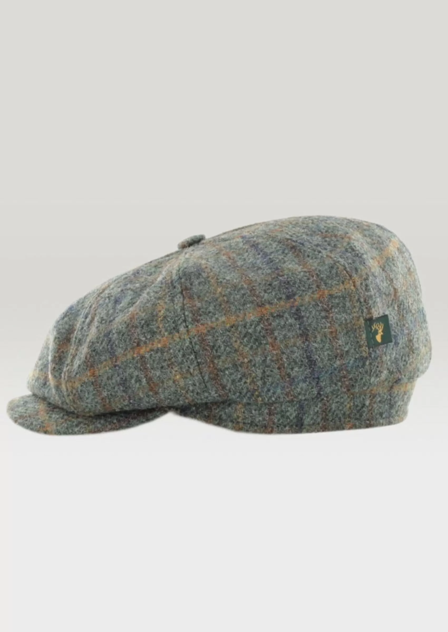 Traditional Hats^Mucros Weavers Mucros Driving Cap | Green Plaid