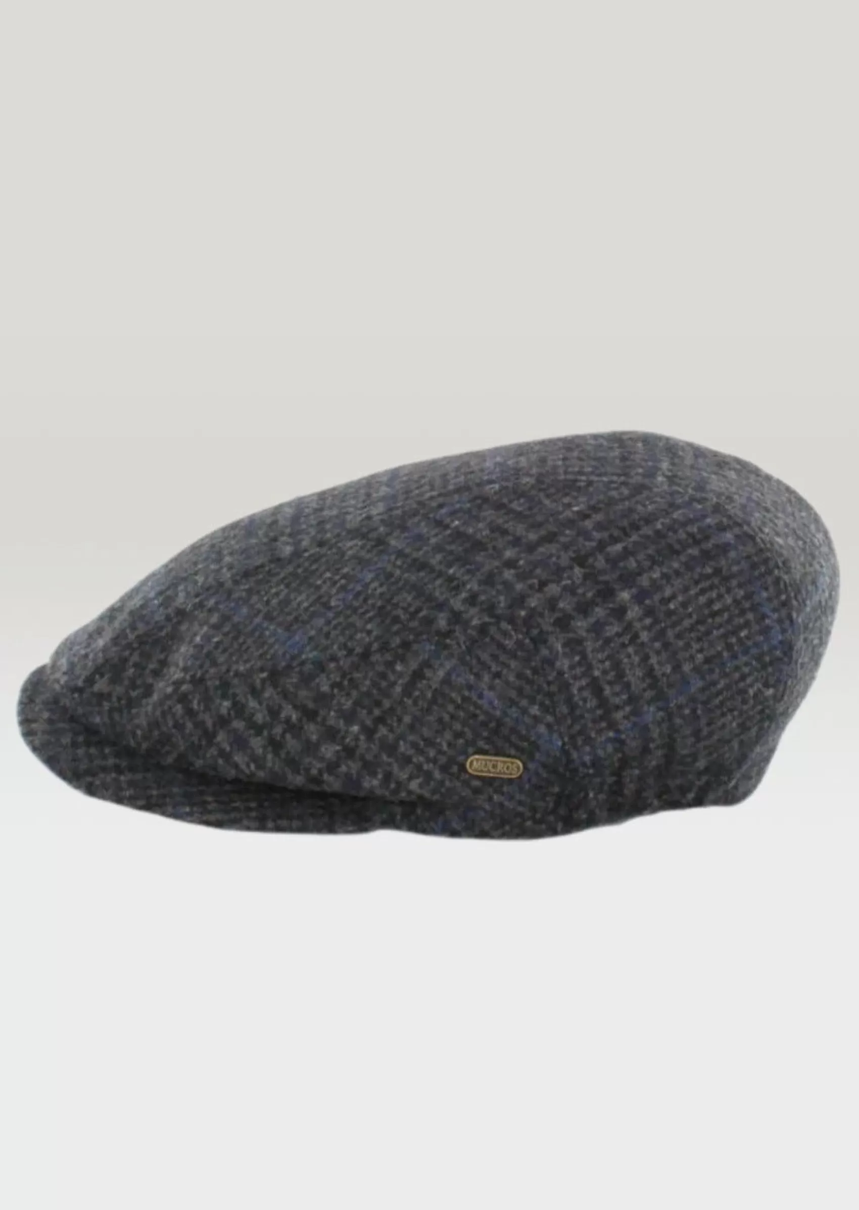 Traditional Hats^Mucros Weavers Mucros Kerry Cap | Charcoal Blue