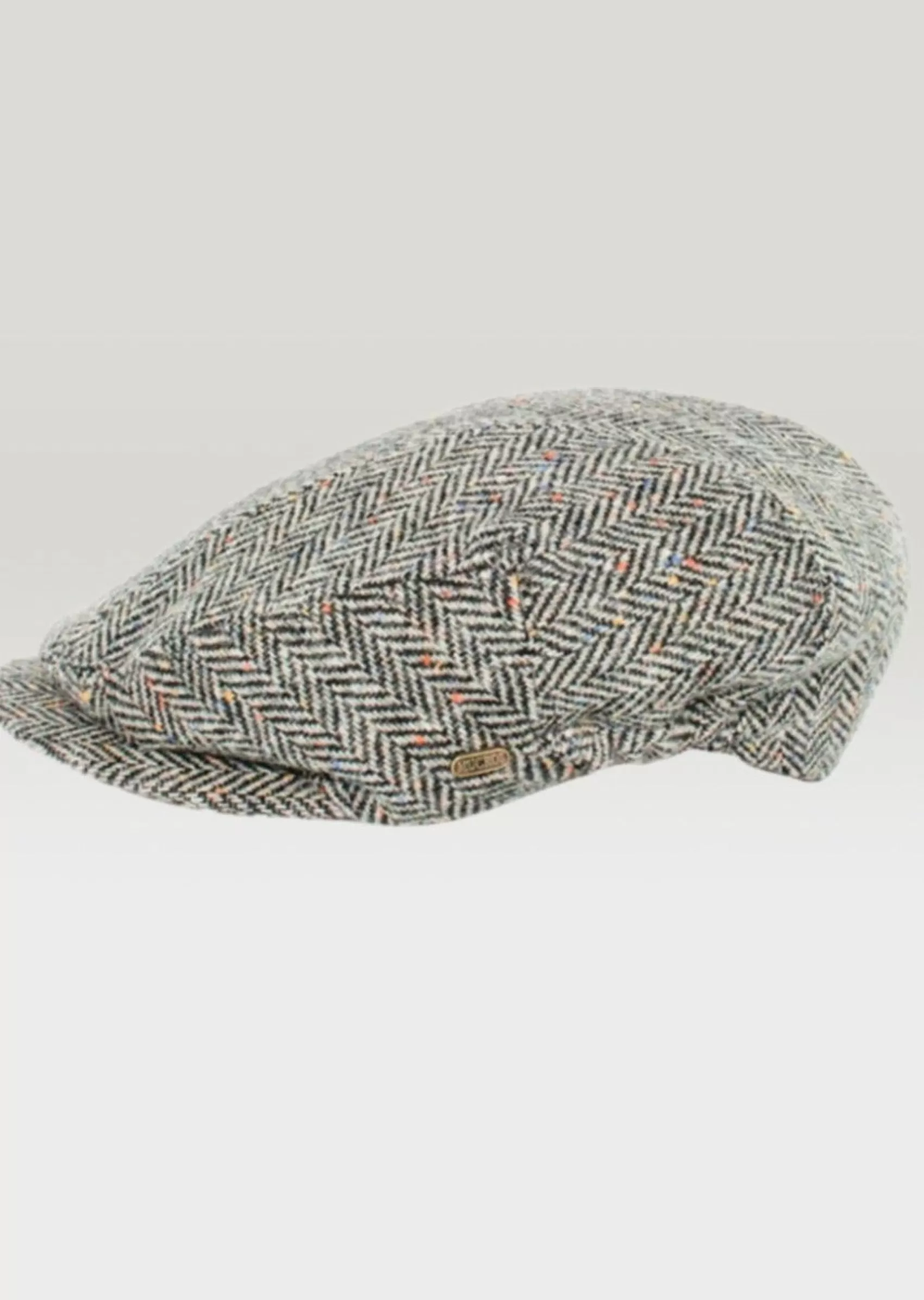 Traditional Hats^Mucros Weavers Mucros Kerry Cap | Grey Herringbone