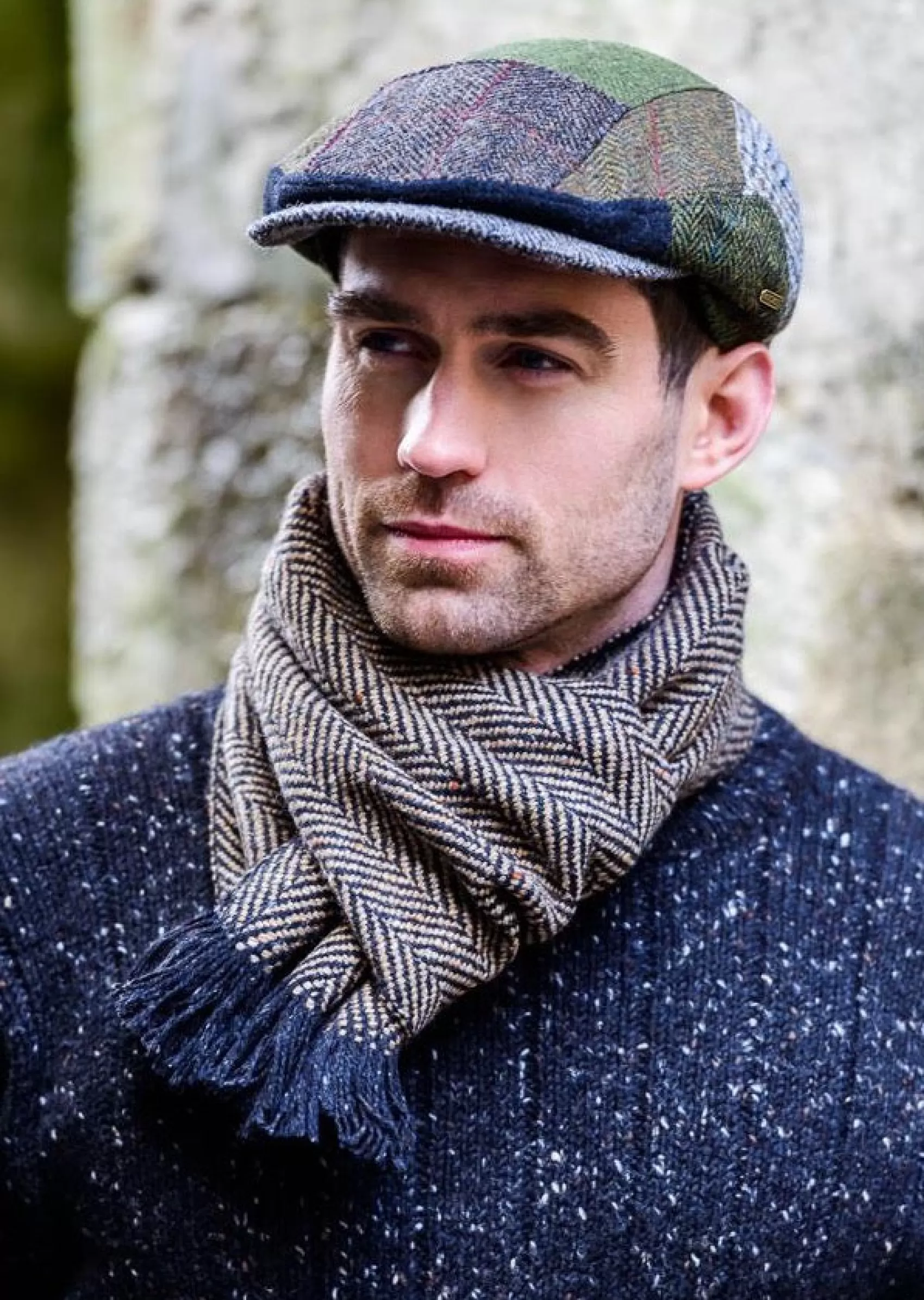 Traditional Hats^Mucros Weavers Mucros Kerry Cap | Patch