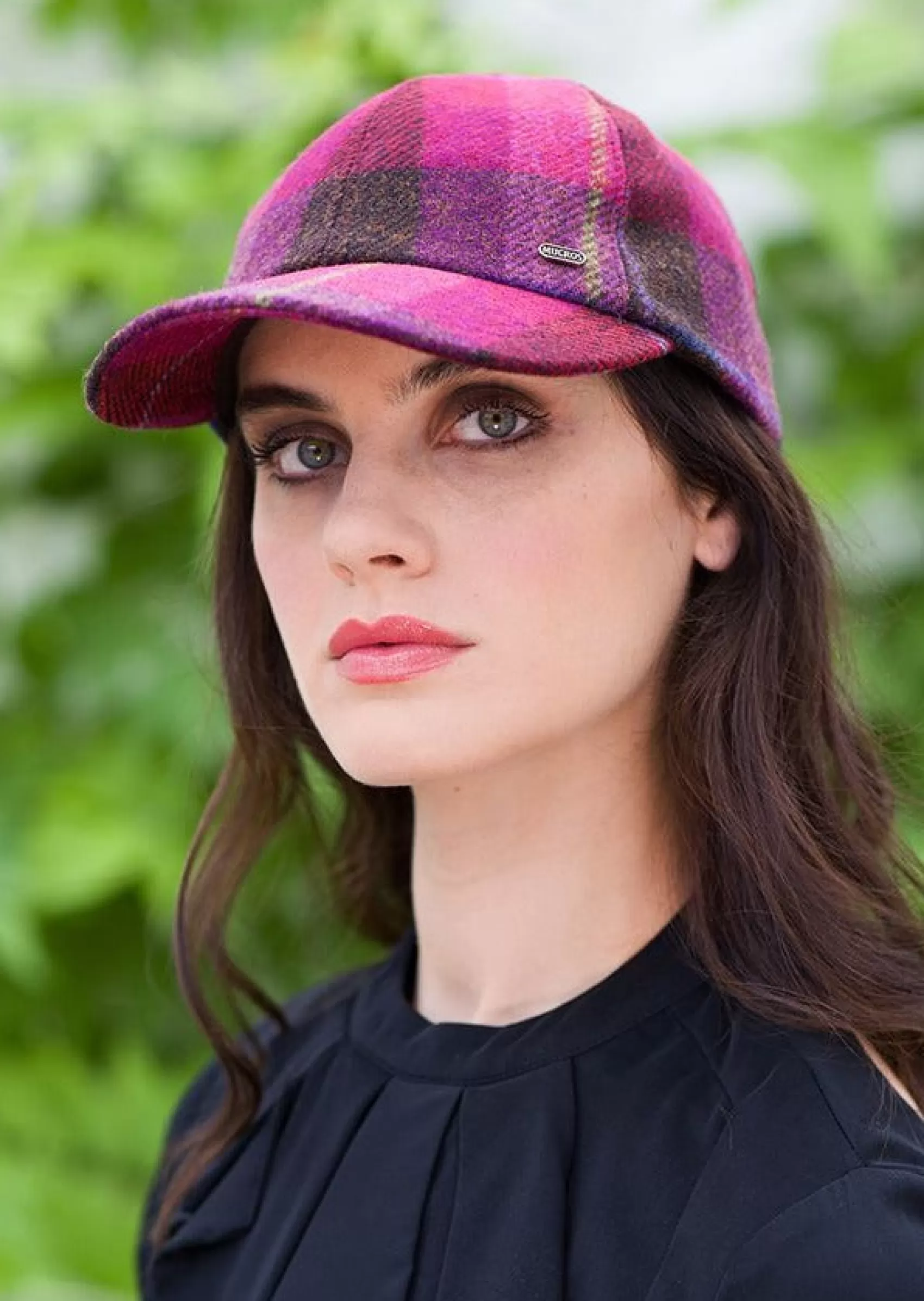 Hats & Caps^Mucros Weavers Mucros Ladies Baseball Cap | Pink Check