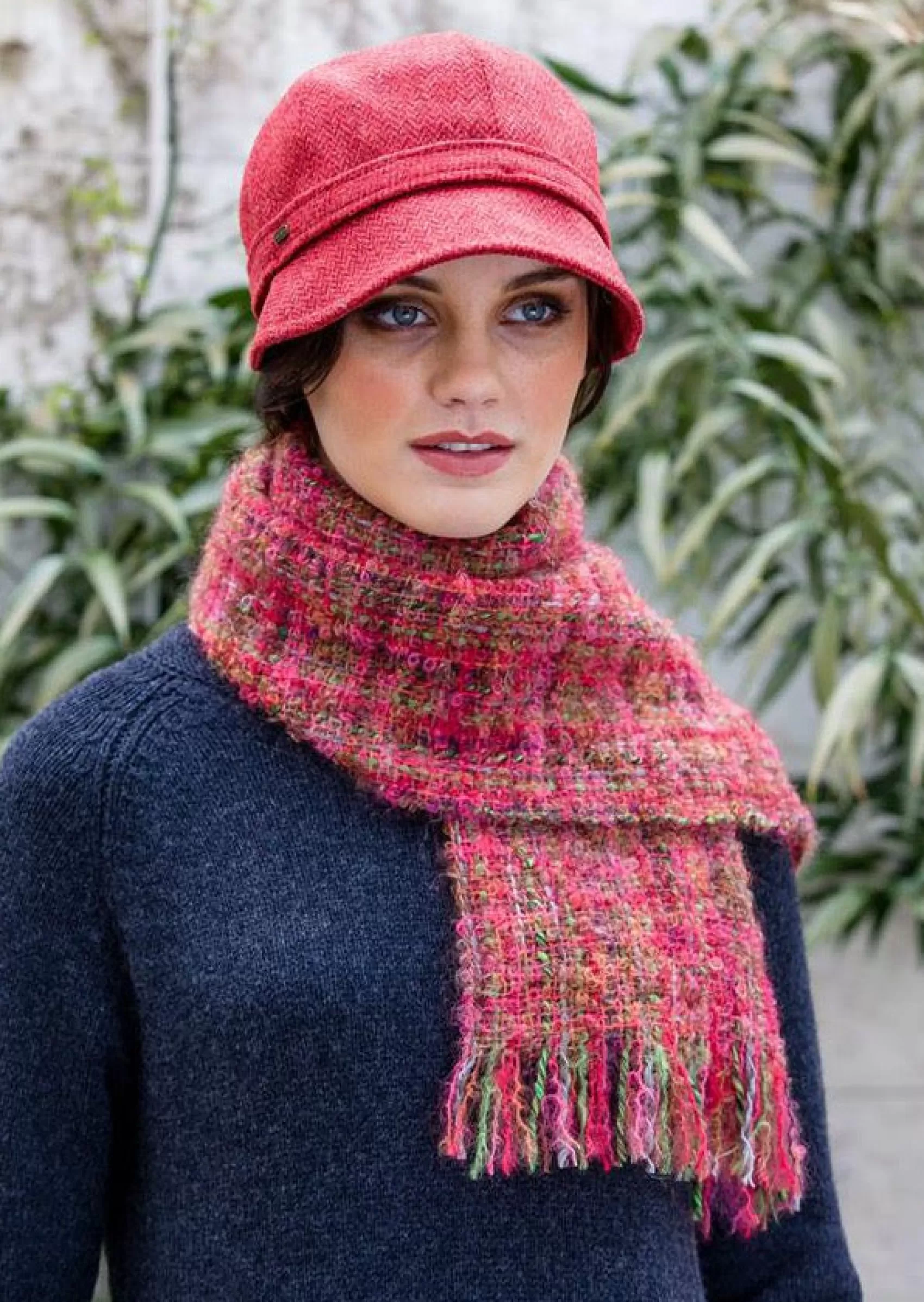 Hats & Caps^Mucros Weavers Mucros Ladies Coral Flapper