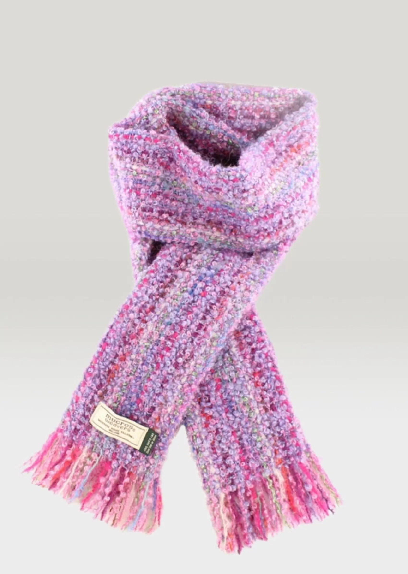 Scarves^Mucros Weavers Mucros Mohair Scarf | Pink Raspberry Mix