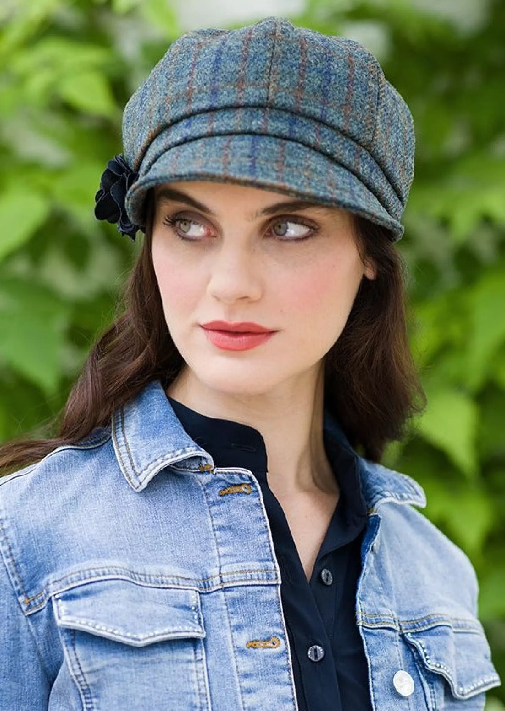 Hats & Caps^Mucros Weavers Mucros Newsboy Cap | Green Plaid