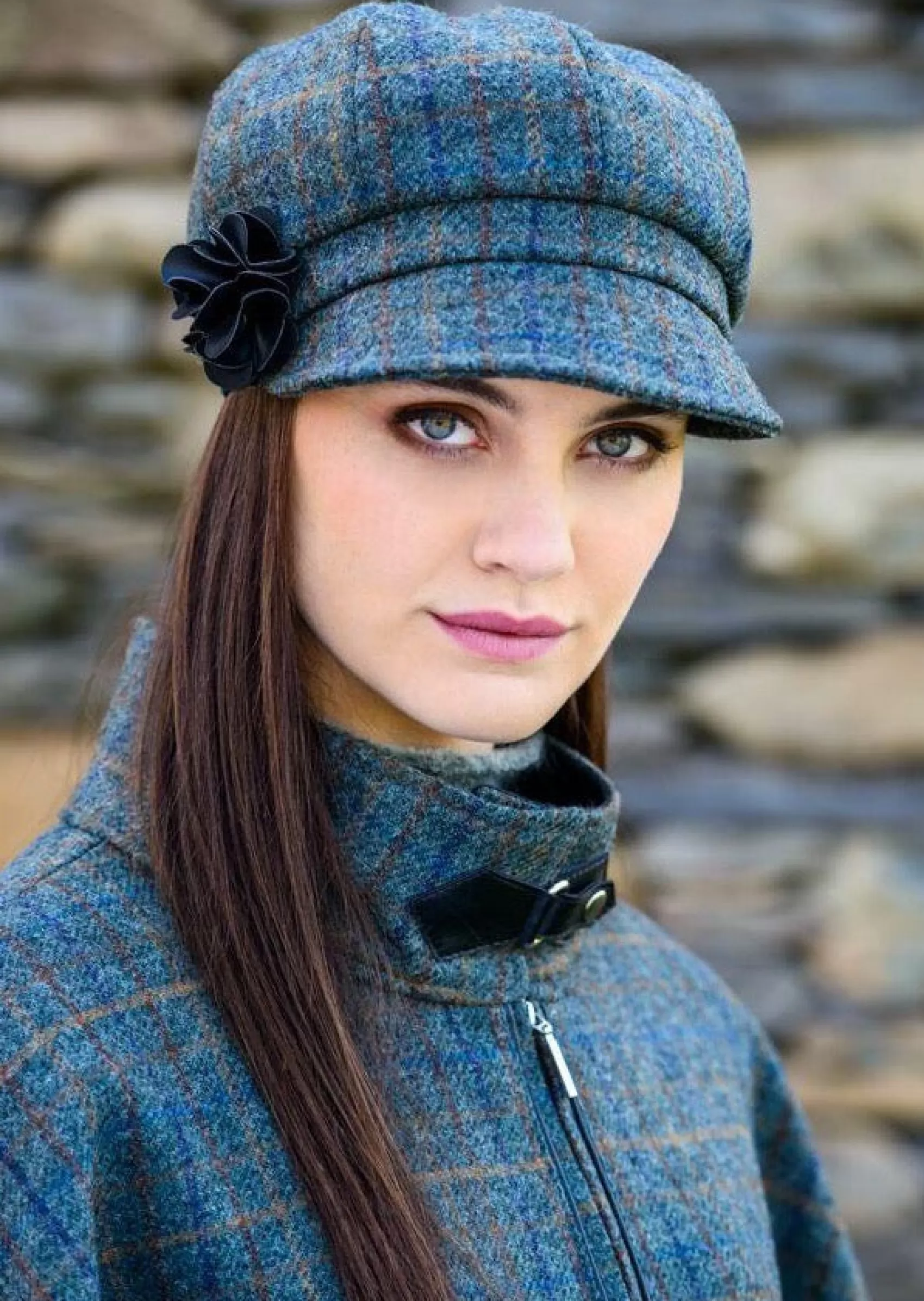 Hats & Caps^Mucros Weavers Mucros Newsboy Cap | Green Plaid