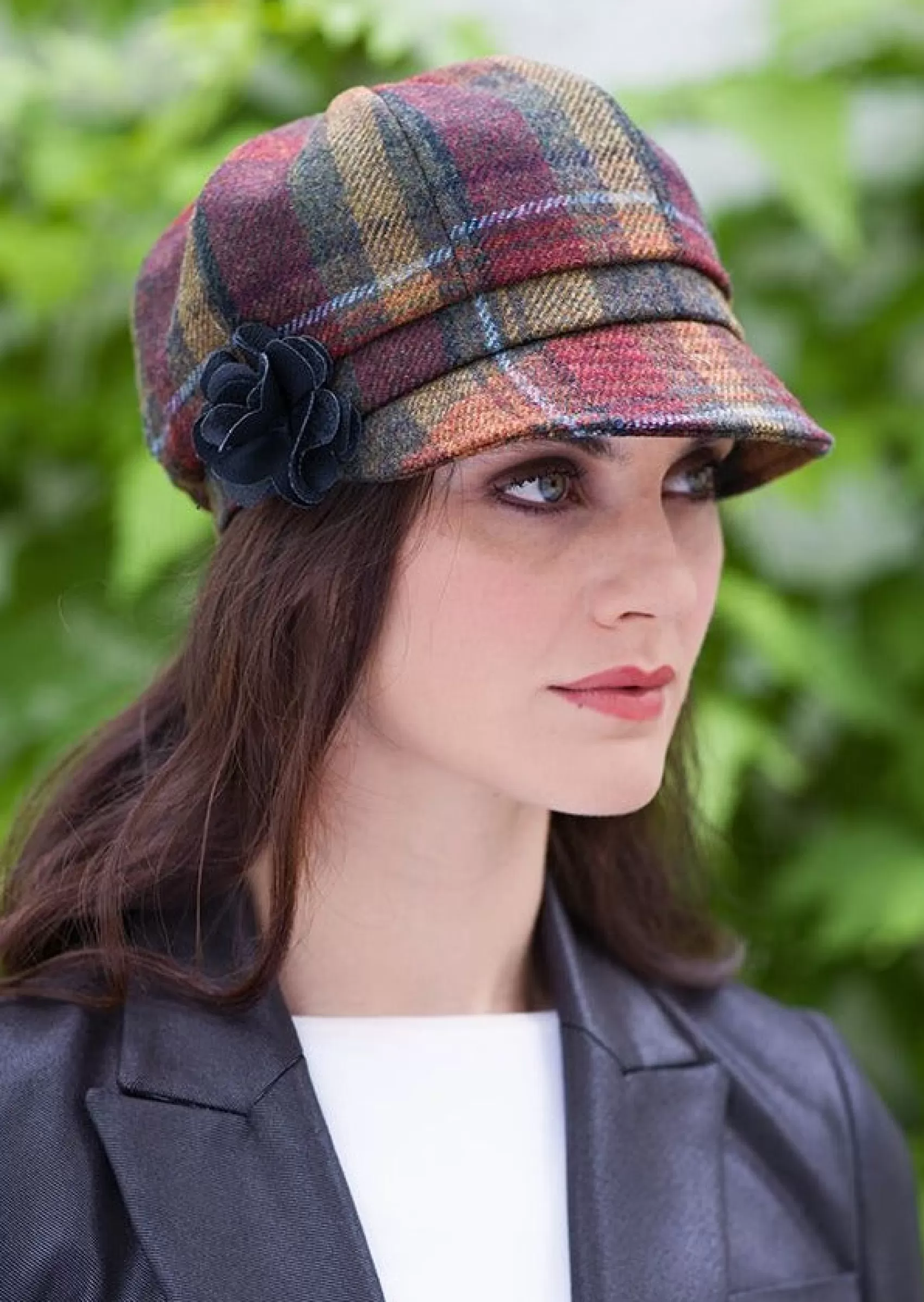 Hats & Caps^Mucros Weavers Mucros Newsboy Cap | Rust Check