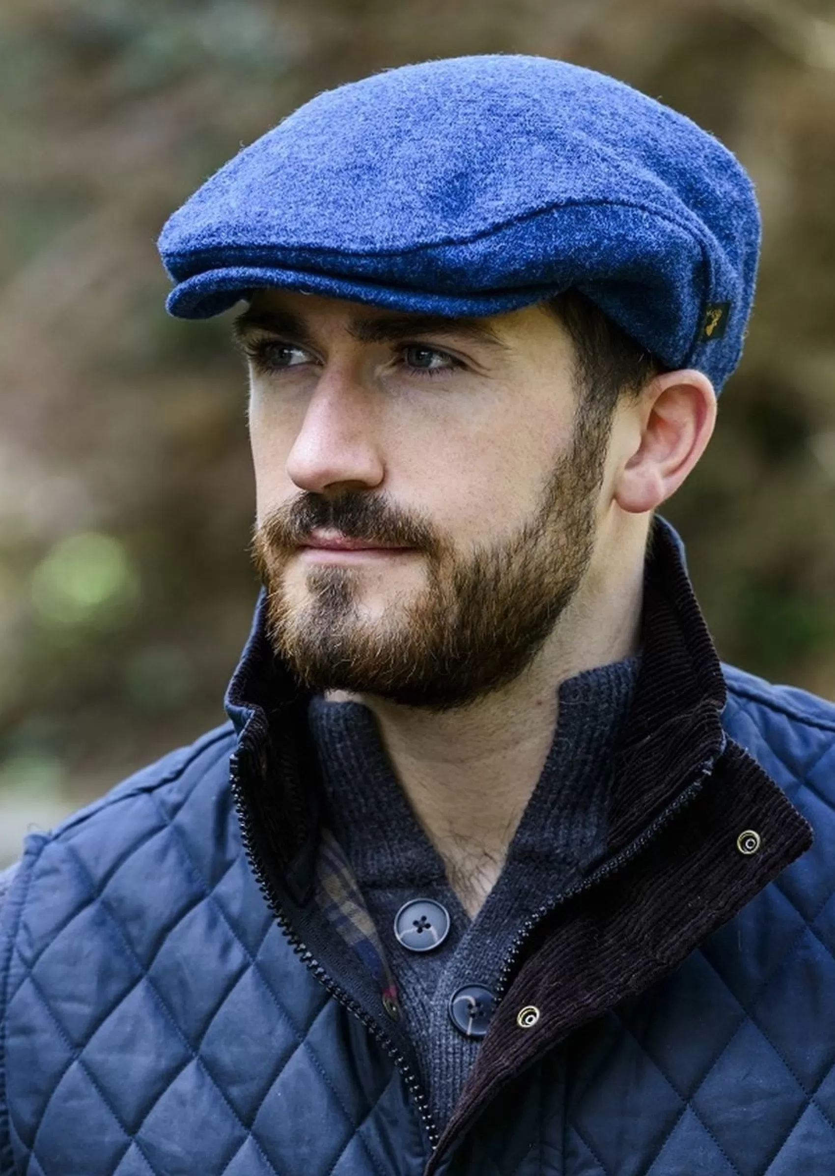 Traditional Hats^Mucros Weavers Mucros Trinity Cap | Blue