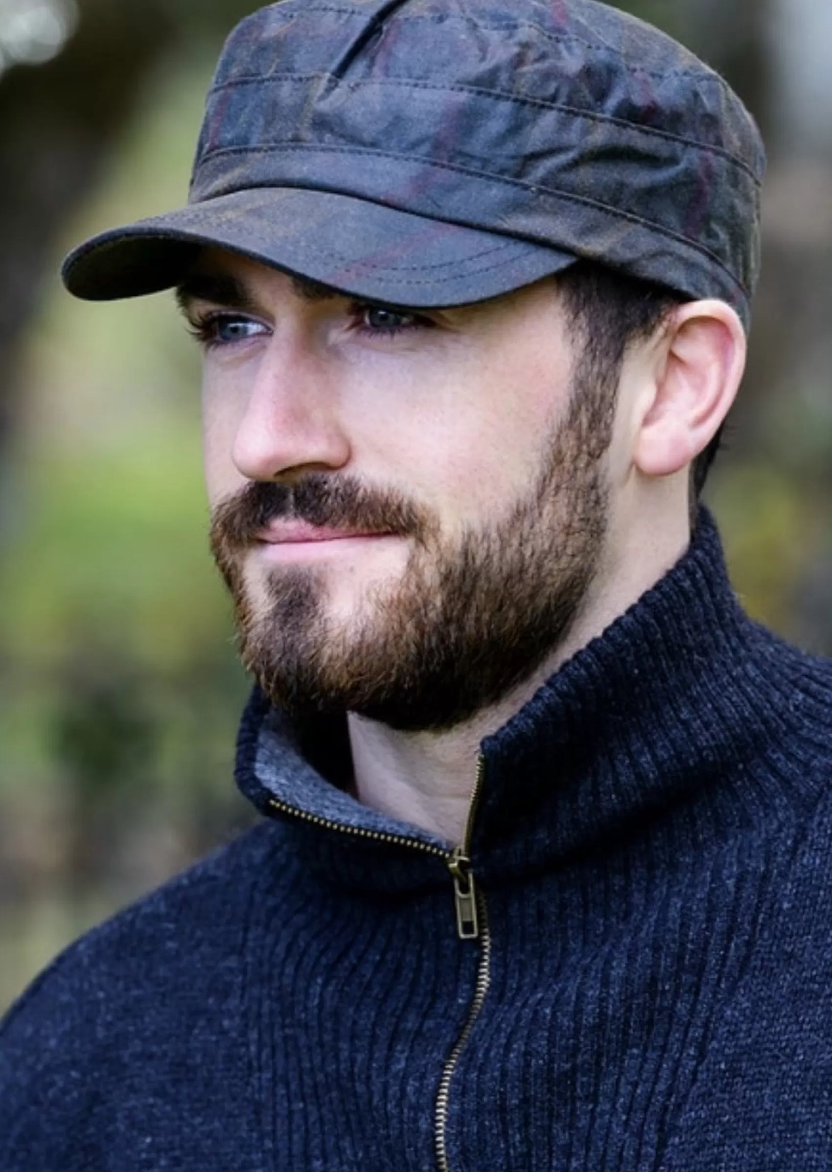 Traditional Hats^Mucros Weavers Mucros Wax Fisherman Cap | Tartan